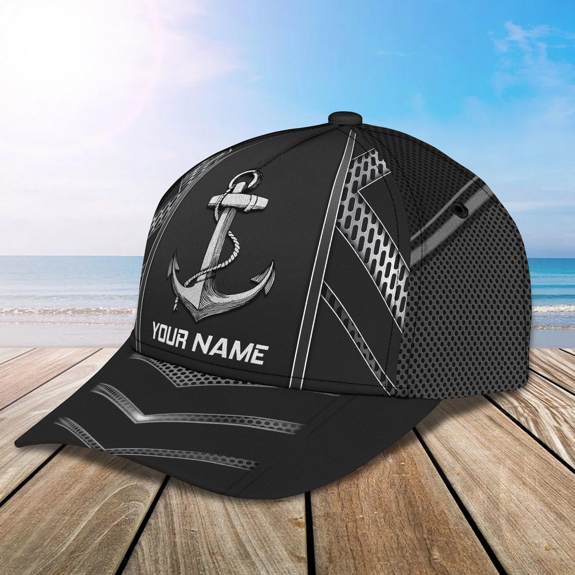 Anchor - Personalized Name Cap - TD97-101