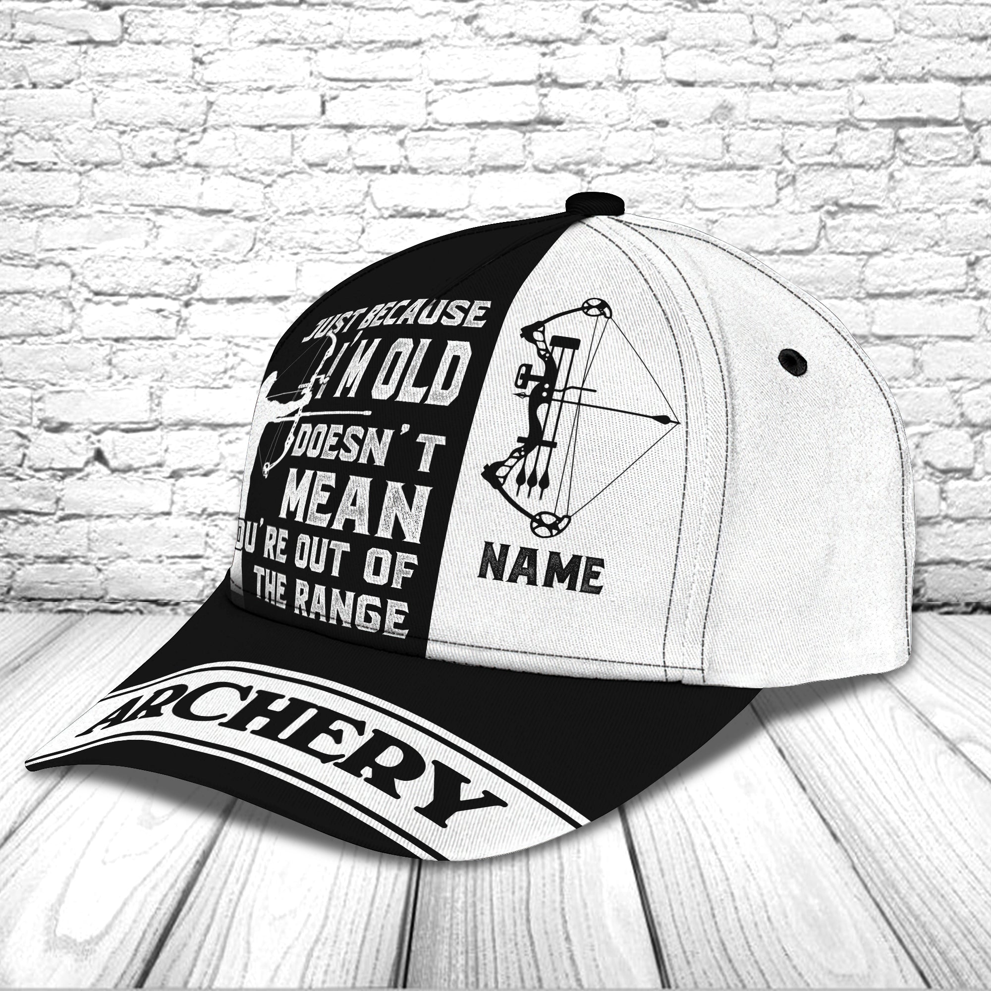 Archery- Personalized Name Cap -Loop- Hd98 43
