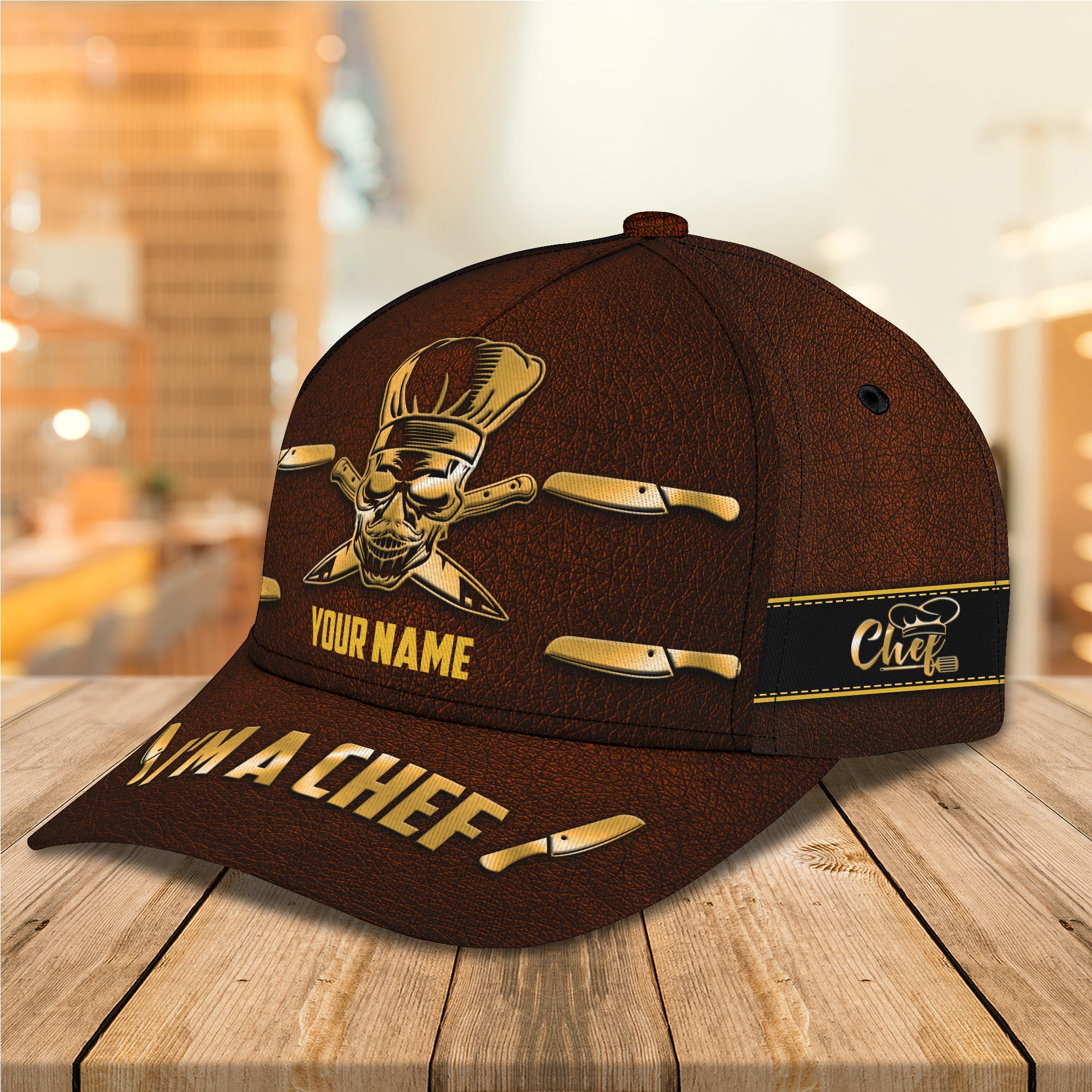 Personalized Name Cap - Chef 09