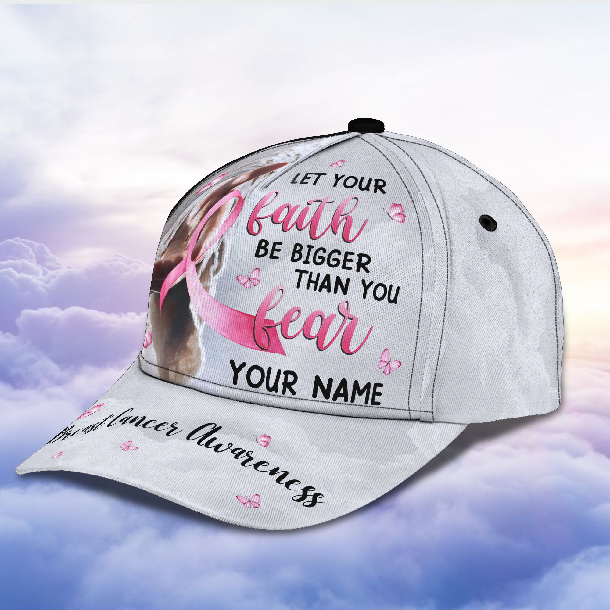 Breast Cancer - Personalized Name Cap - Co98