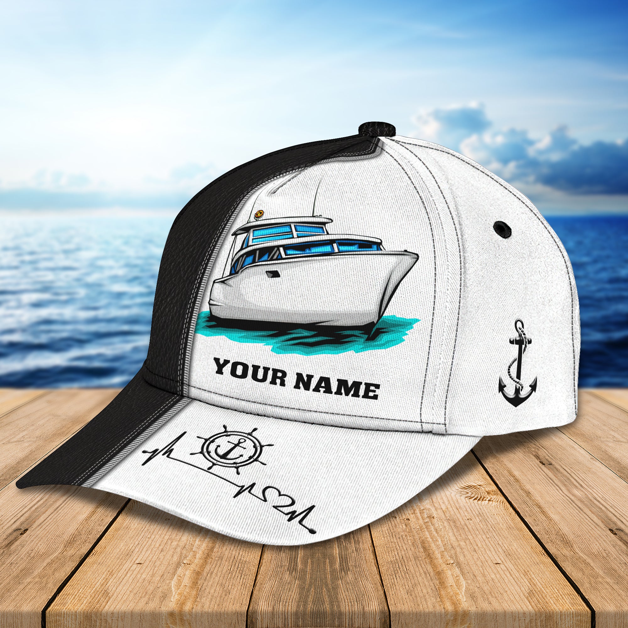 Boat - Personalized Name Cap - Mitru