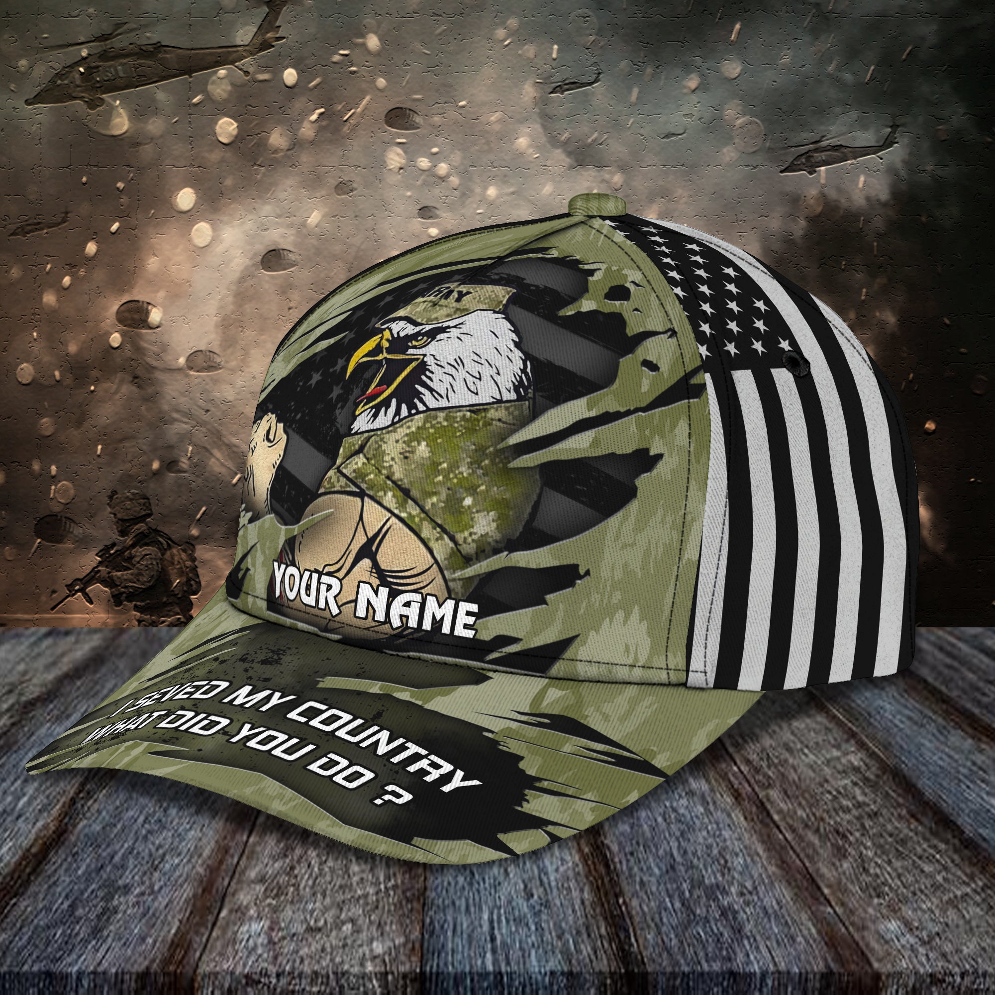 VETERAN 3979 - Personalized Cap - BY97