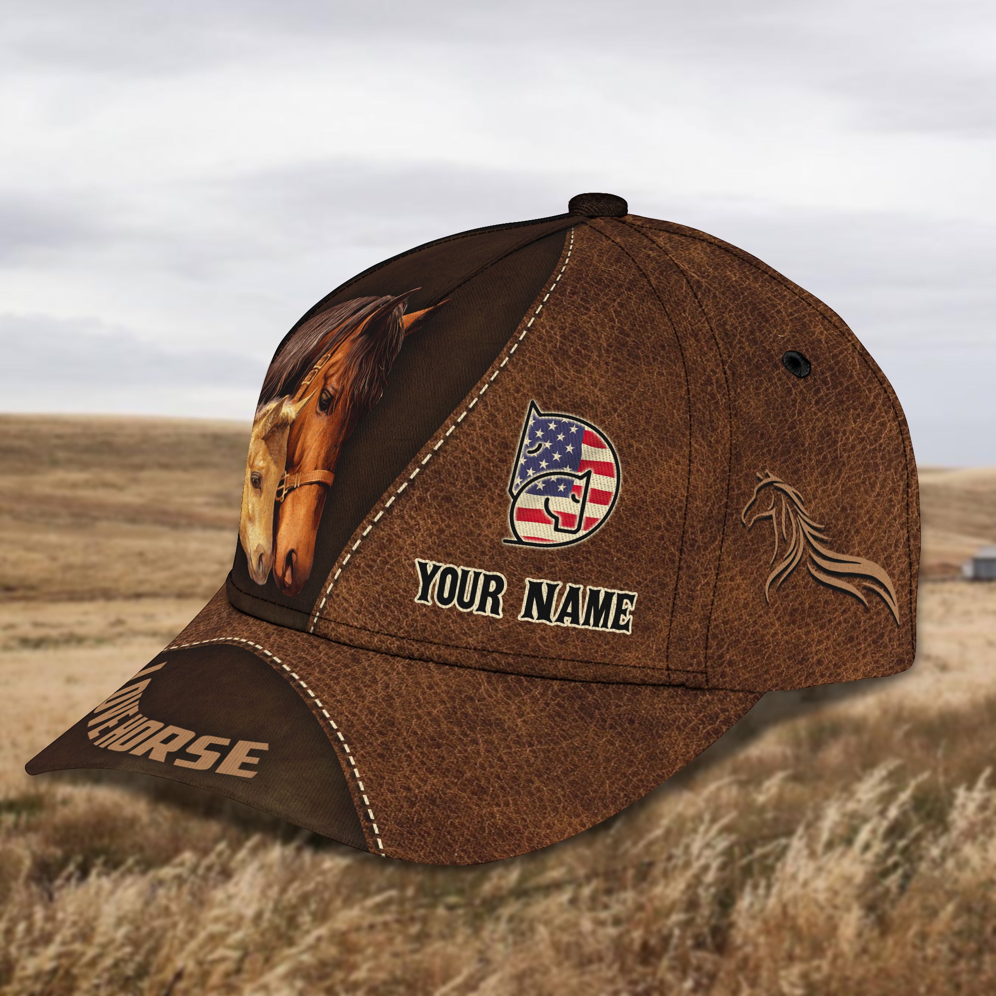 Love Horse - Personalized Name Cap 86 - Nsd99