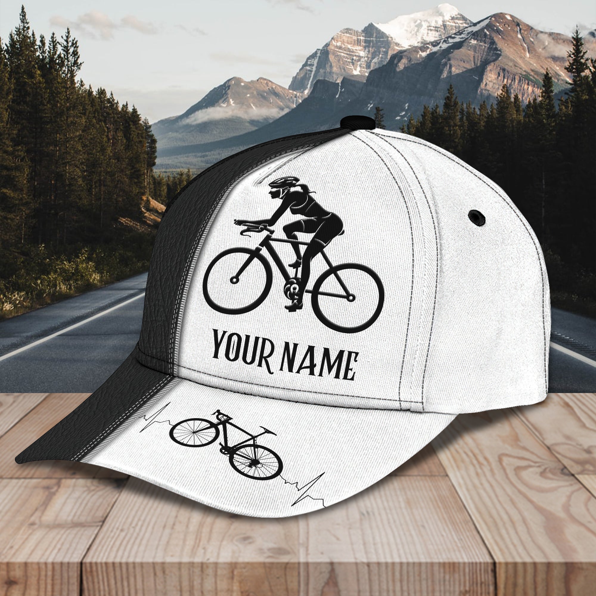 Cycling - Personalized Name Cap - Mitru