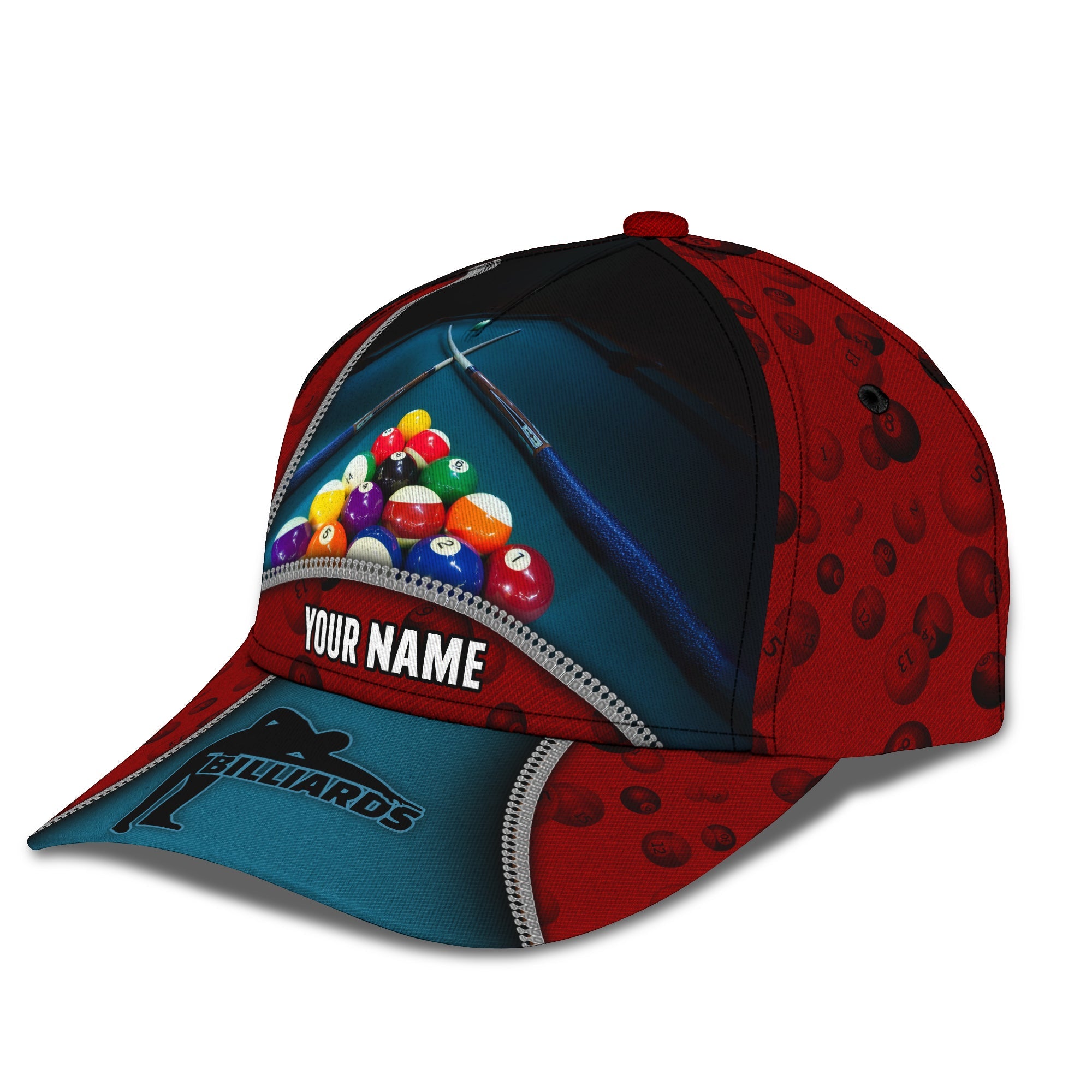 Billiard - Personalized Name Cap - QB95 - 836