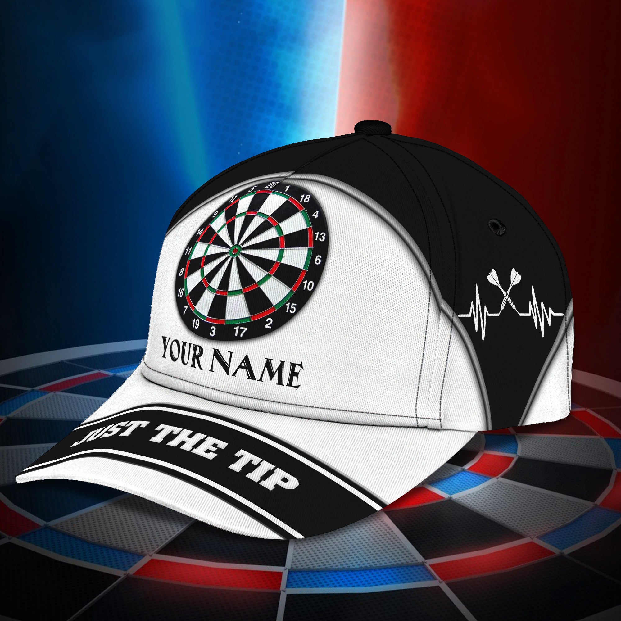 Darts - Personalized Name Cap