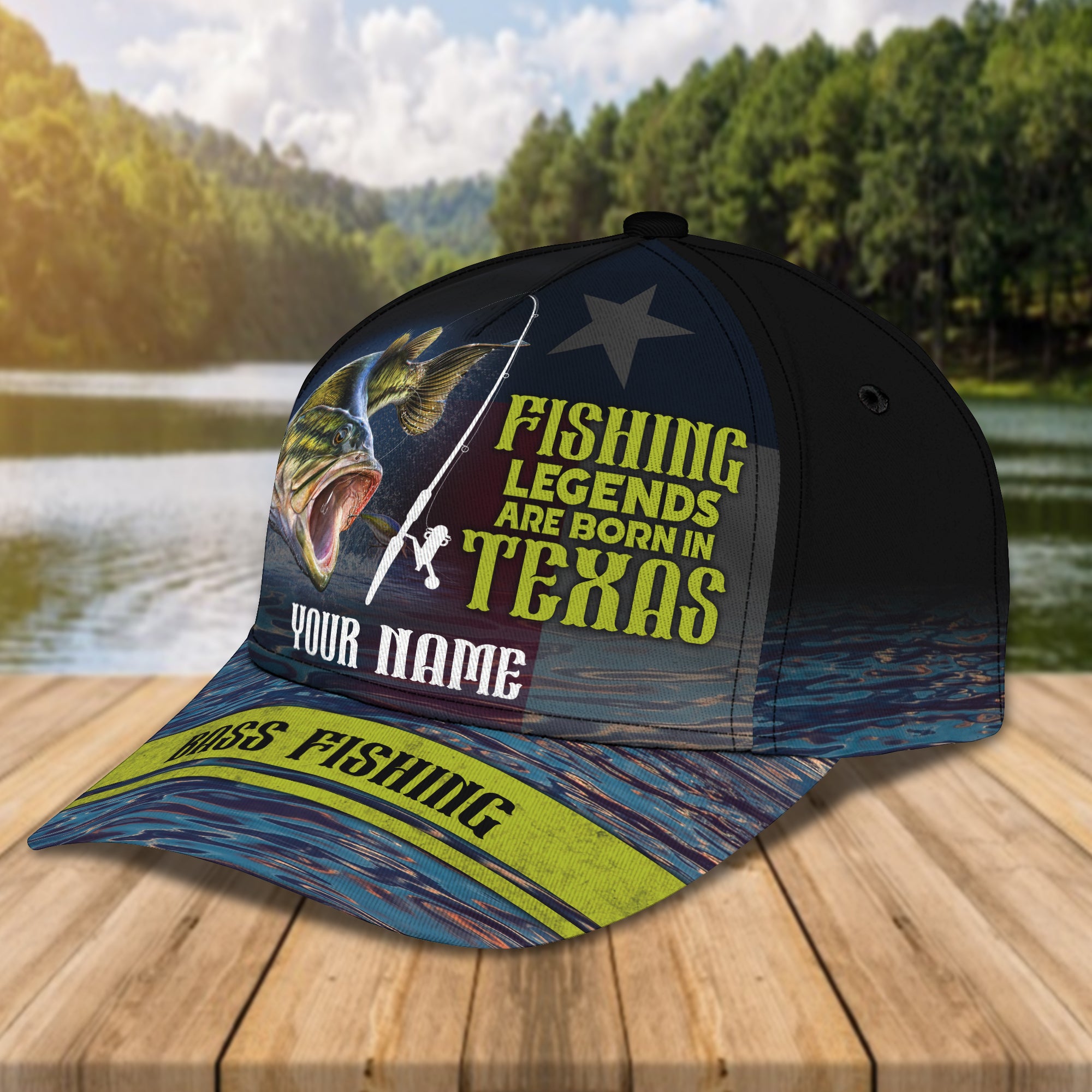 PT97 - CLASSIC CAP - FISHING TEXAS
