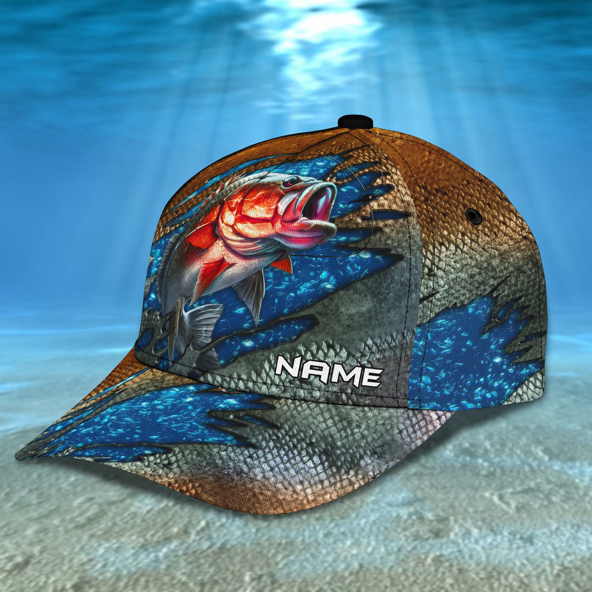 Fishing 03- Personalize Name Cap  - Loop - Ntp-159