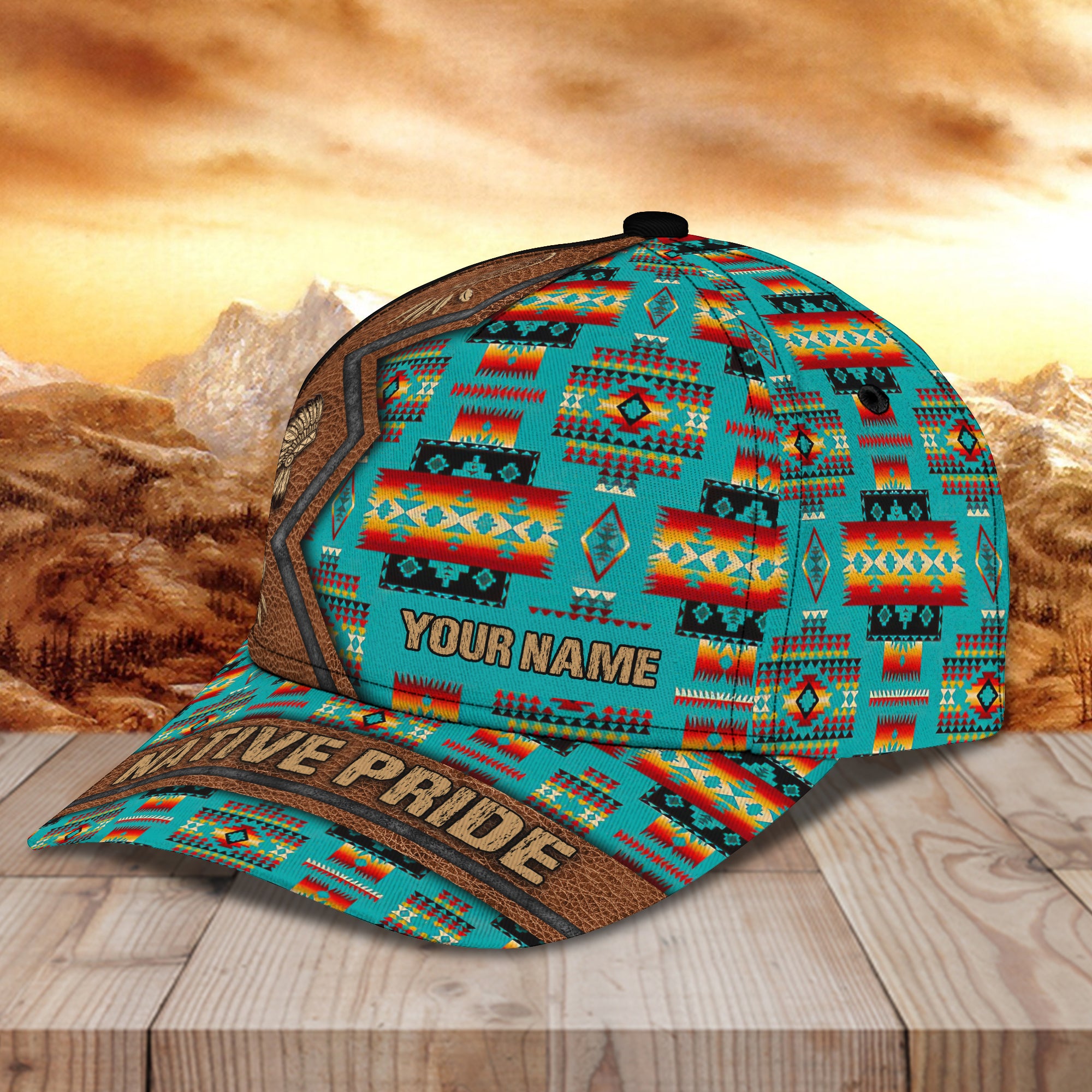 Native Pride 02 - Personalized Name Cap - 16hb