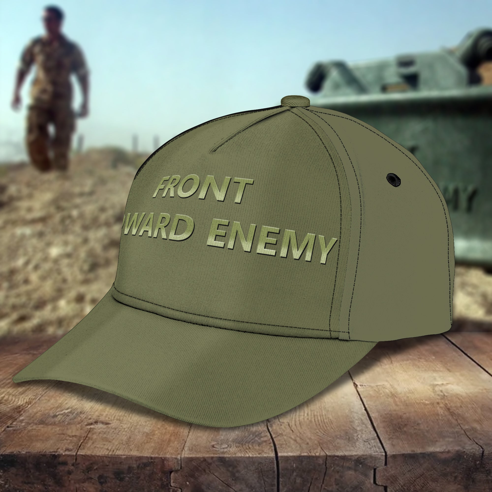 Custom Name-Classic Cap-Front Toward Enemy-HTV