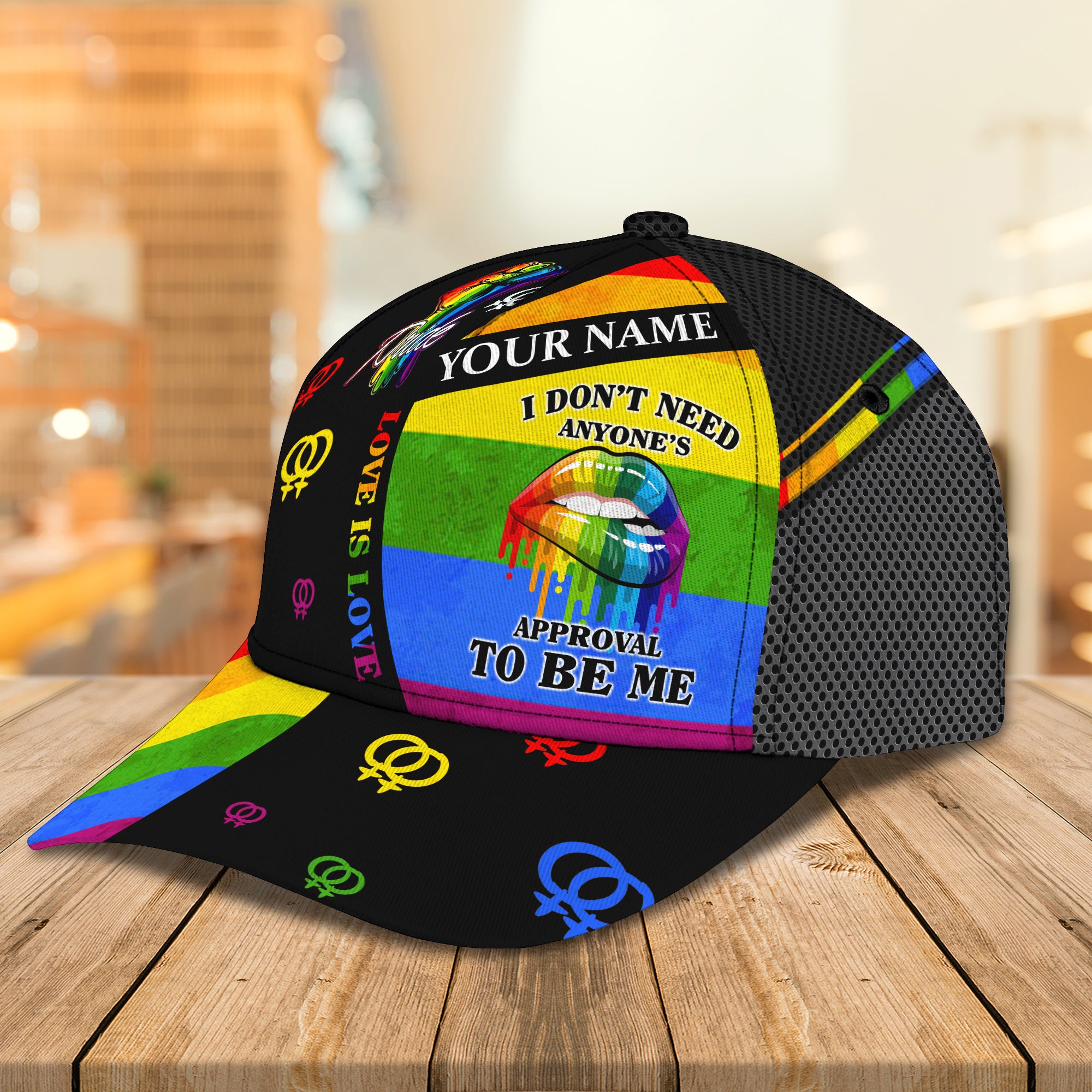 LGBT - Personalized Name Cap 01