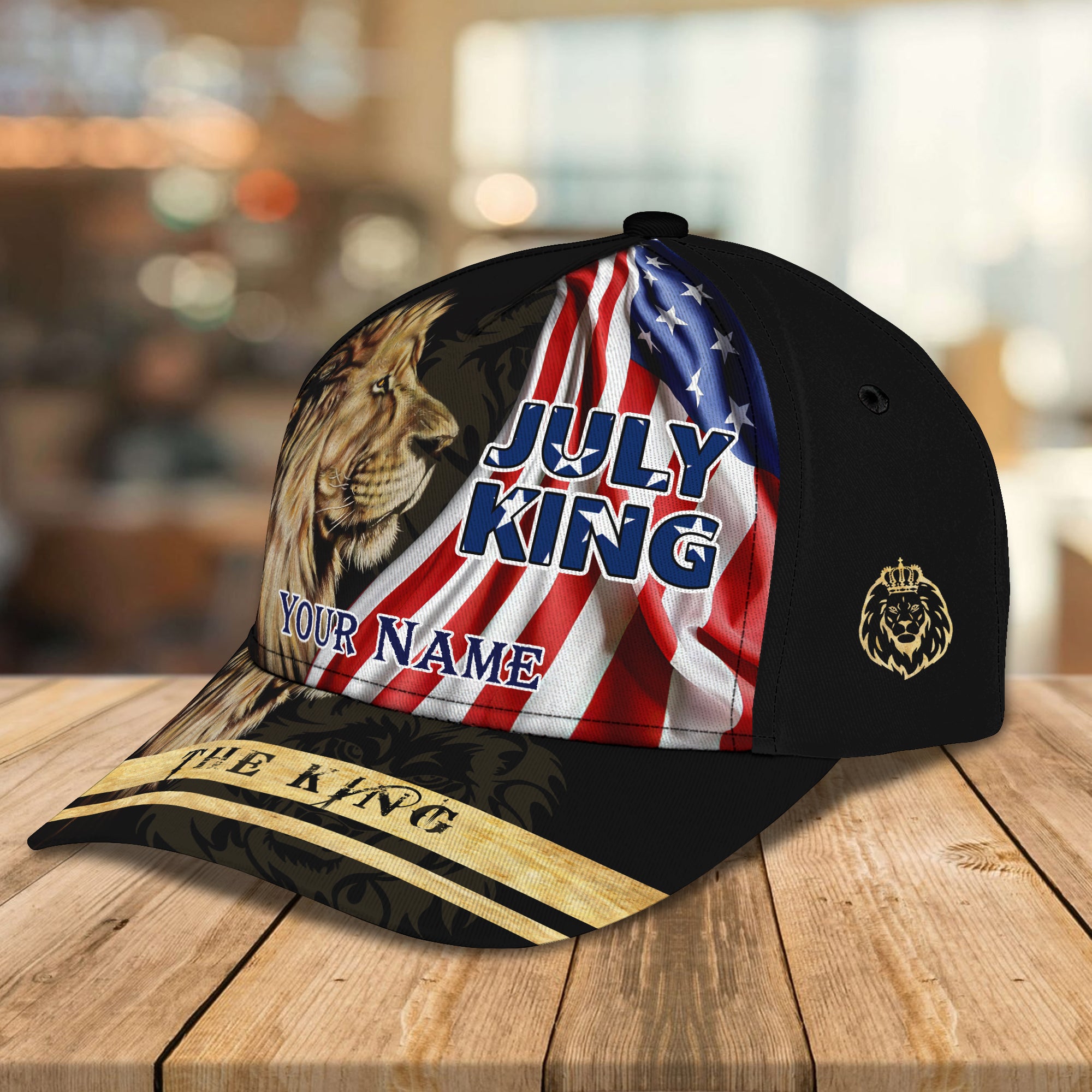 July King - Personalized Name Cap - Nia94
