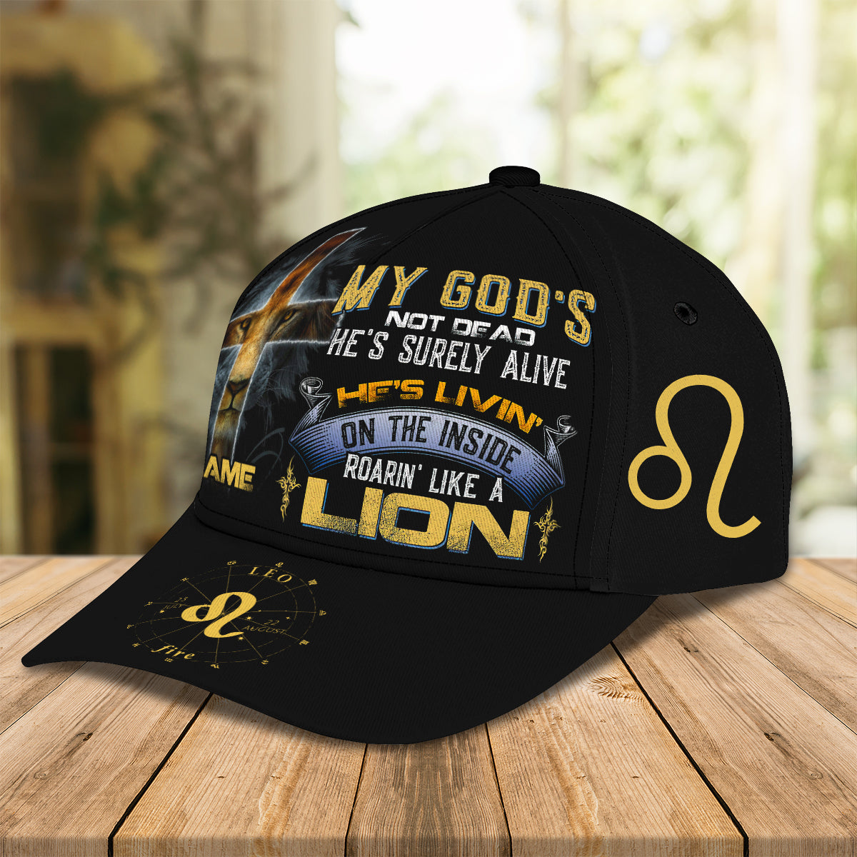 My God's Not Death- Personalized Name Cap -Loop - T2k -144