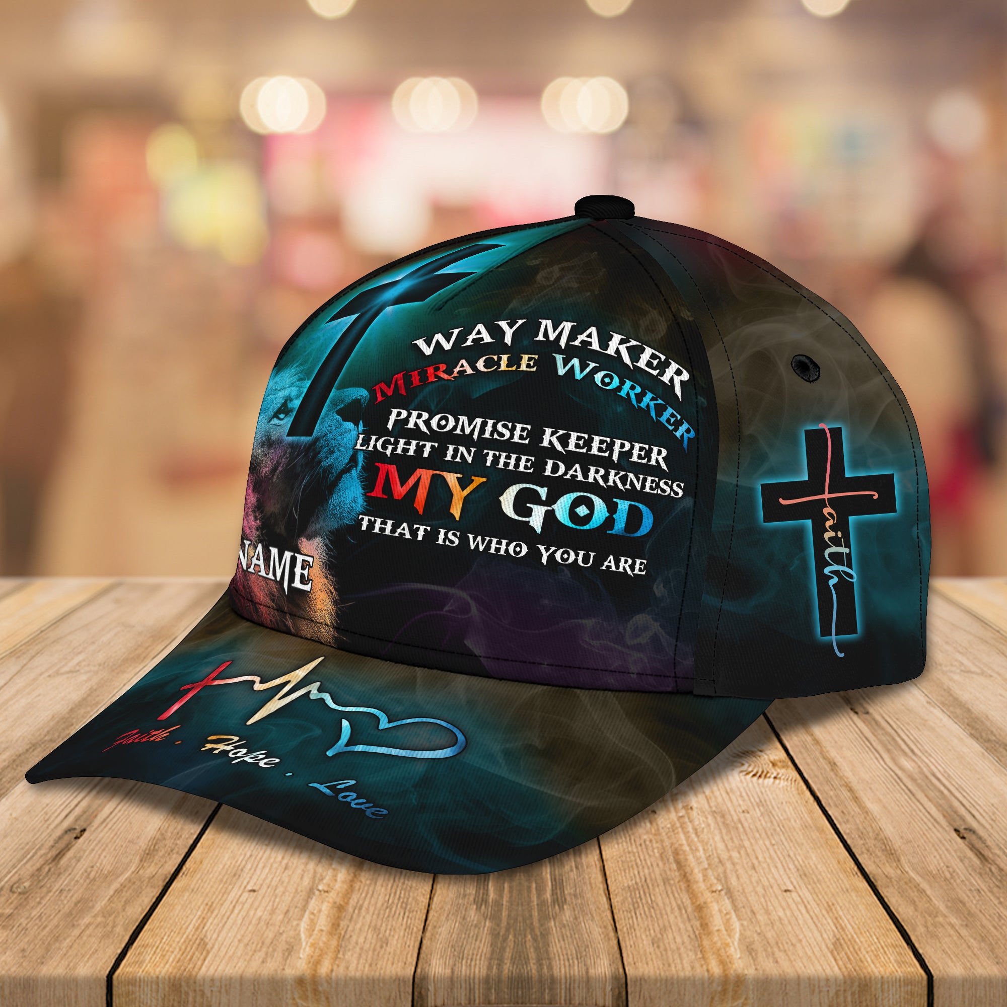 My God - Personalized Name Cap