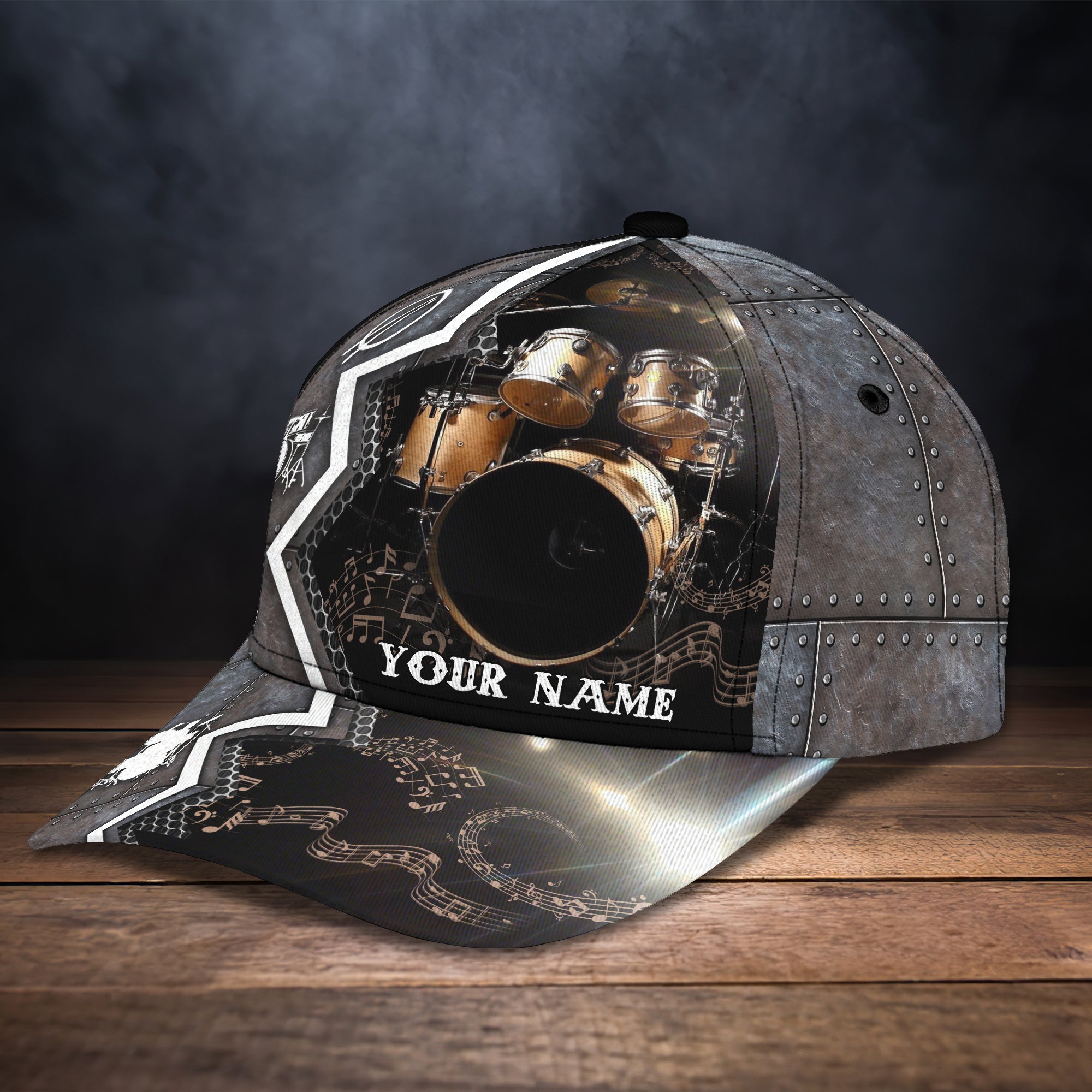 Drum 01 - Personalized Name Cap