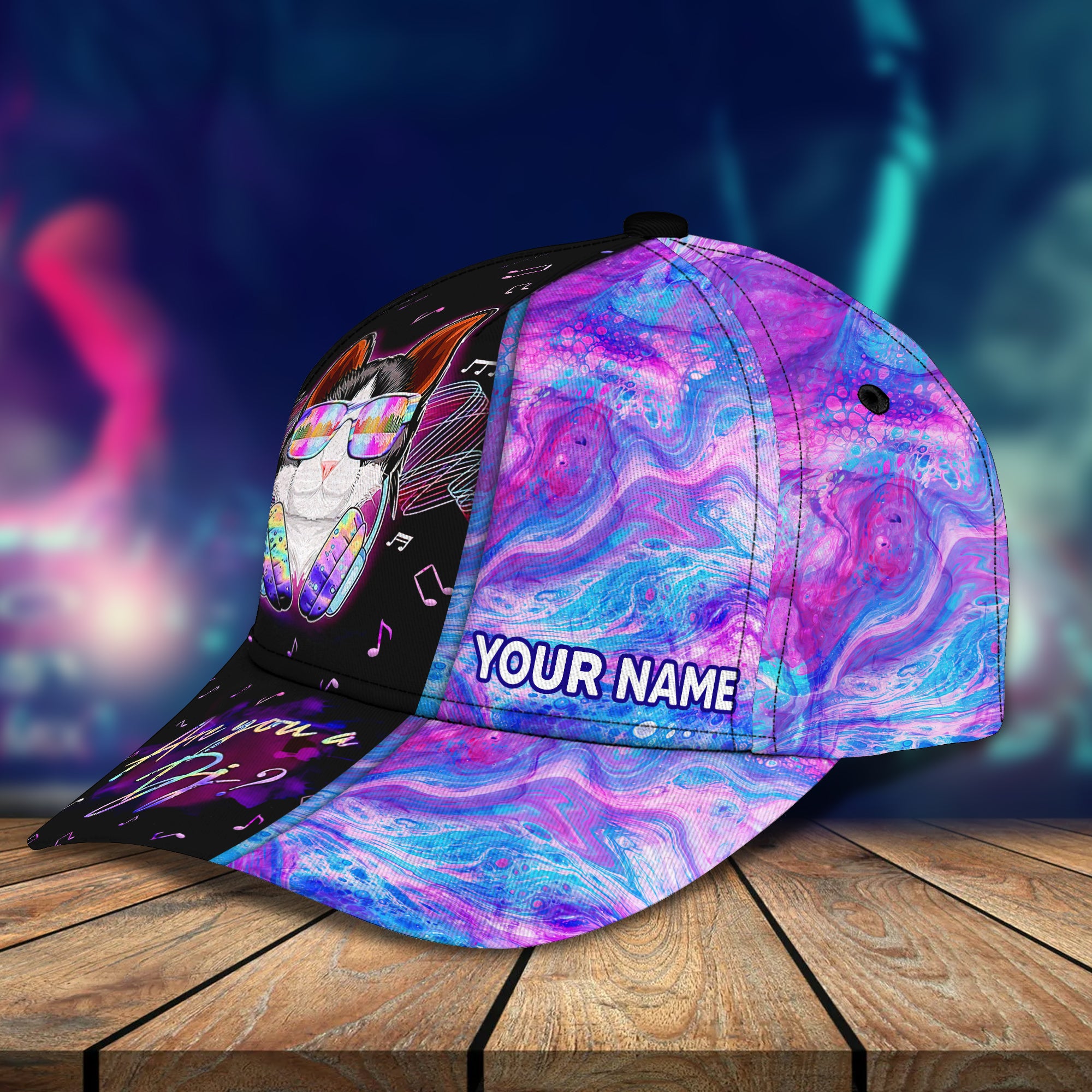 Dj 02 - Personalized Name Cap