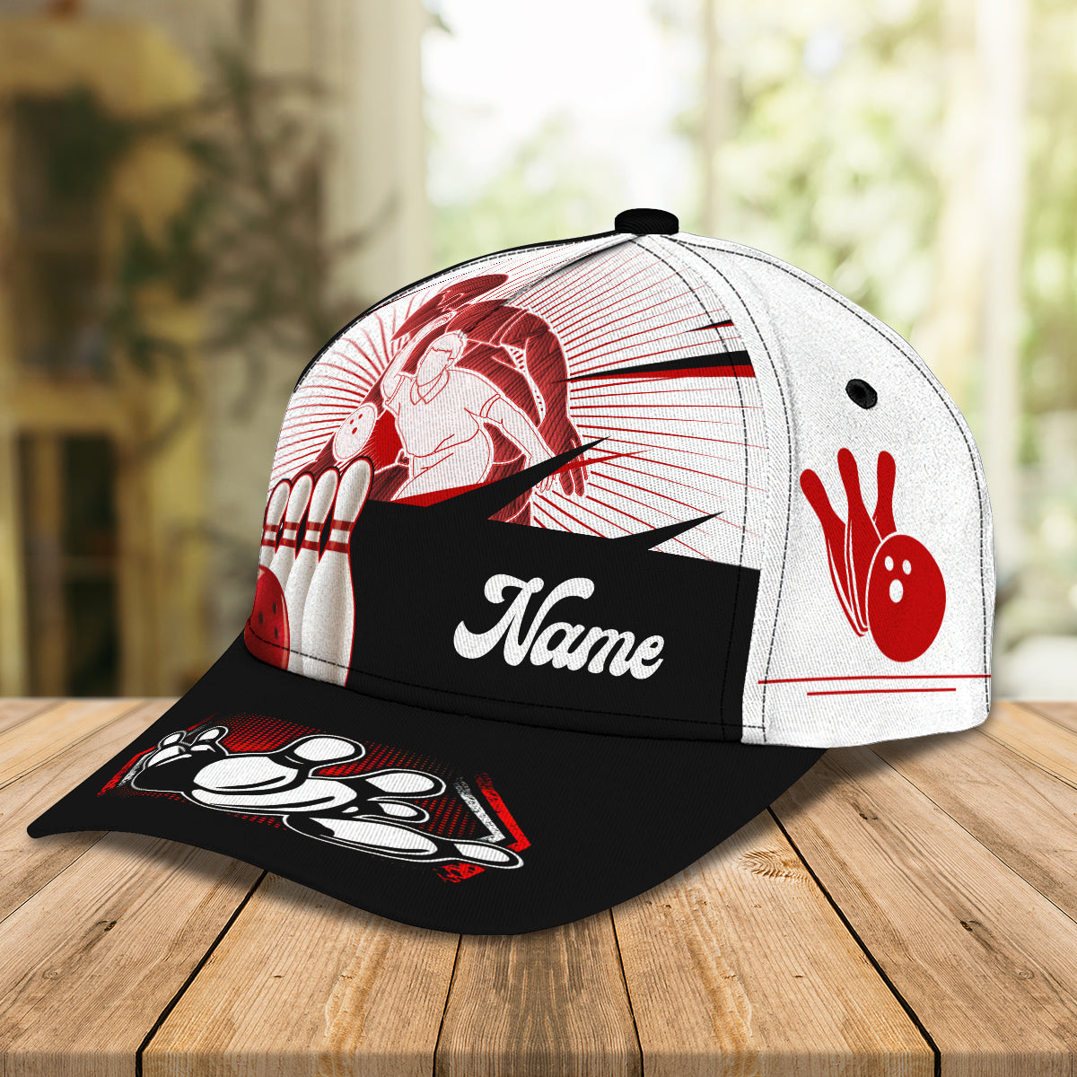 Bowling- Personalized Name Cap - TD96 97