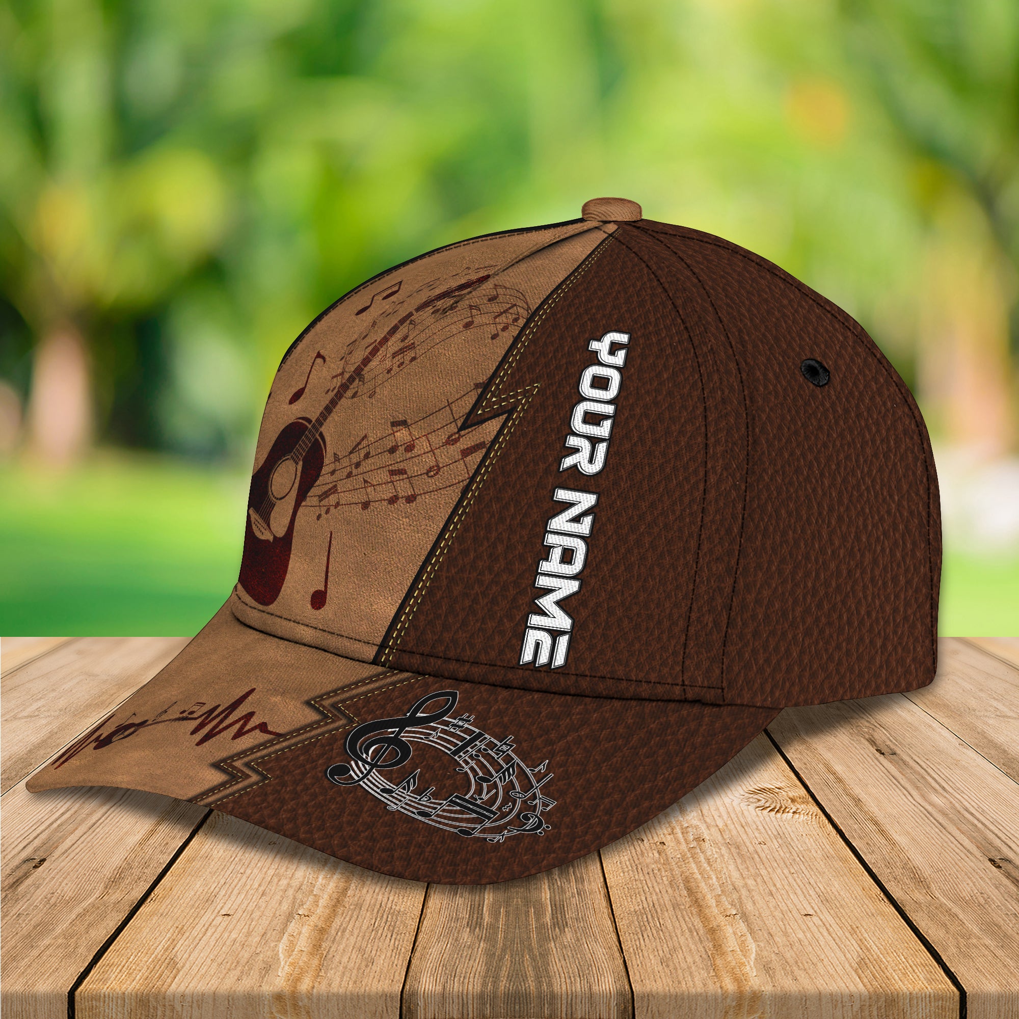 GUITAR - Personalized Name Cap 01 - NBTT