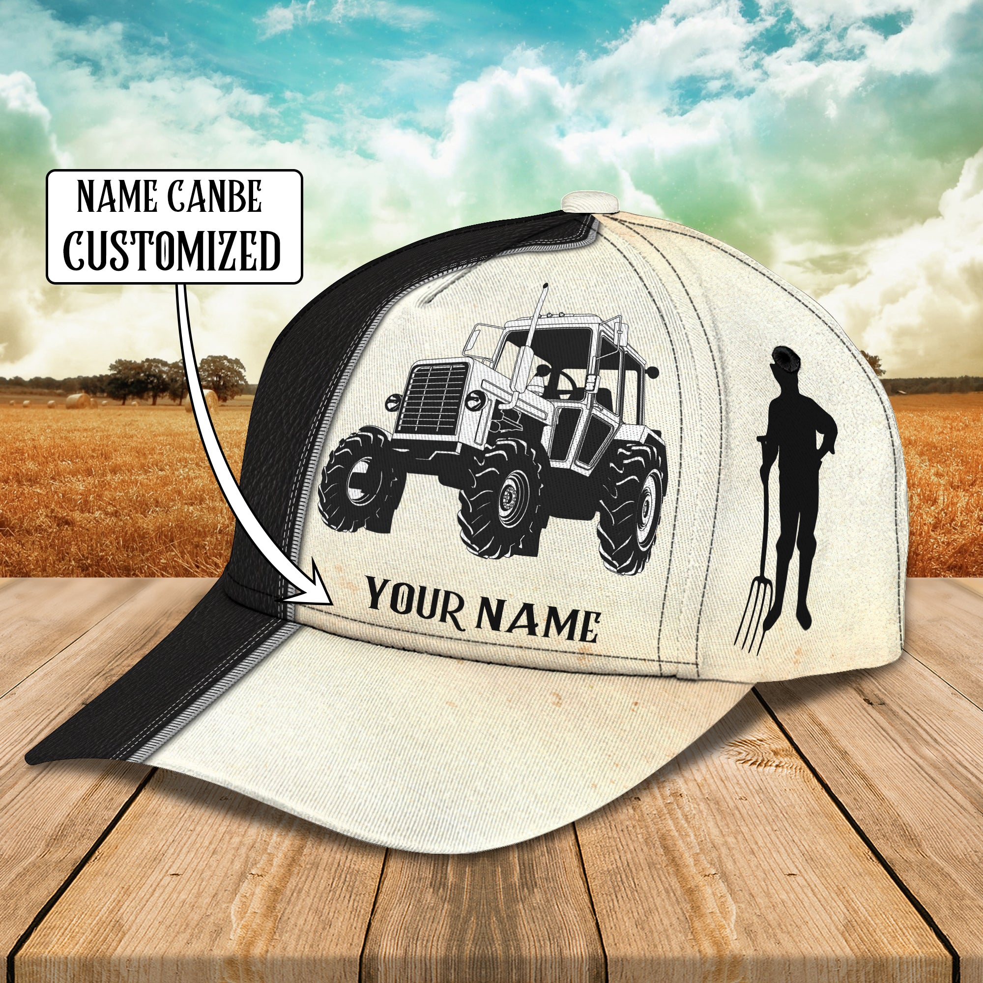 RINC98 - Personalized Name Cap - Tractor02