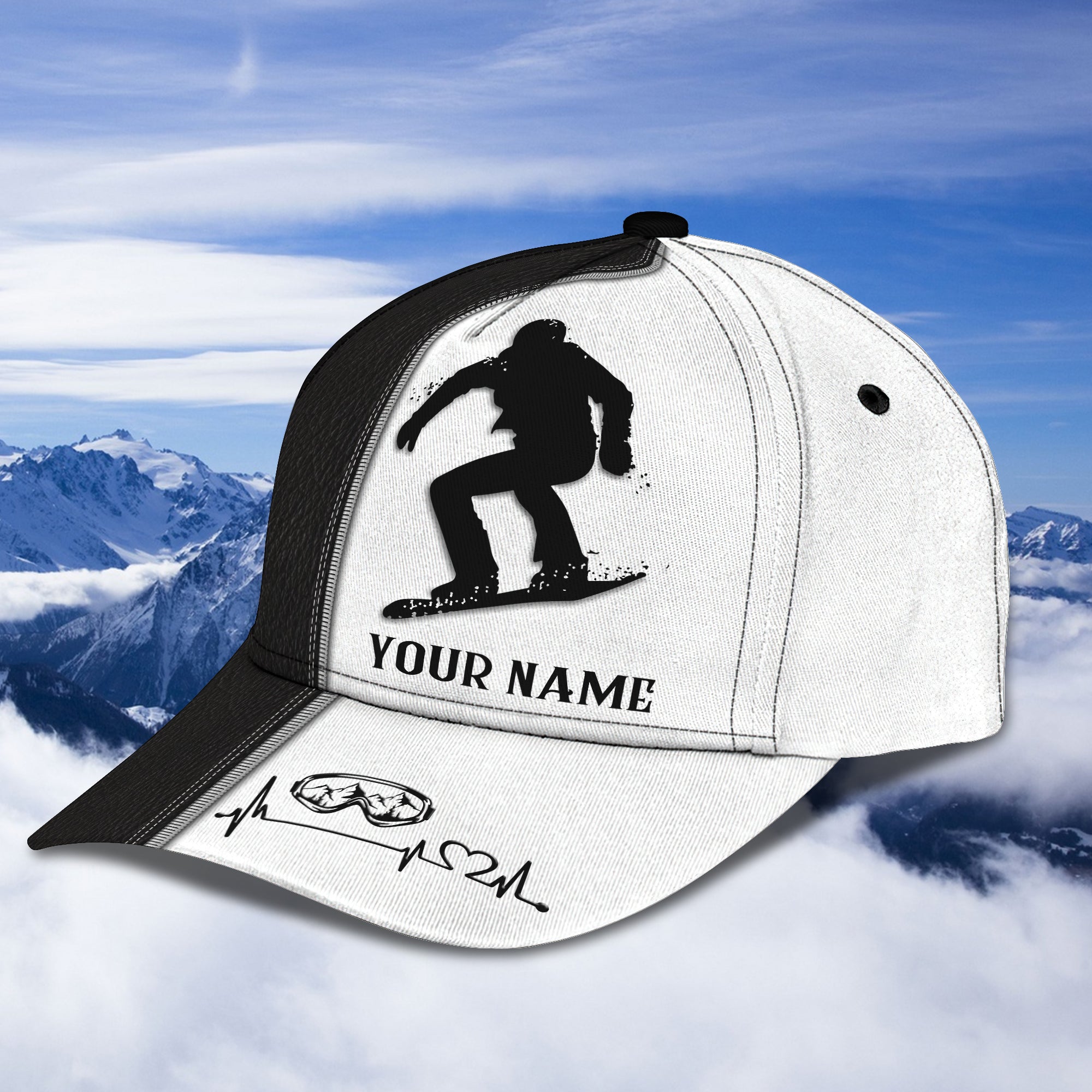 Snowboarding - Personalized Name Cap - Mitru