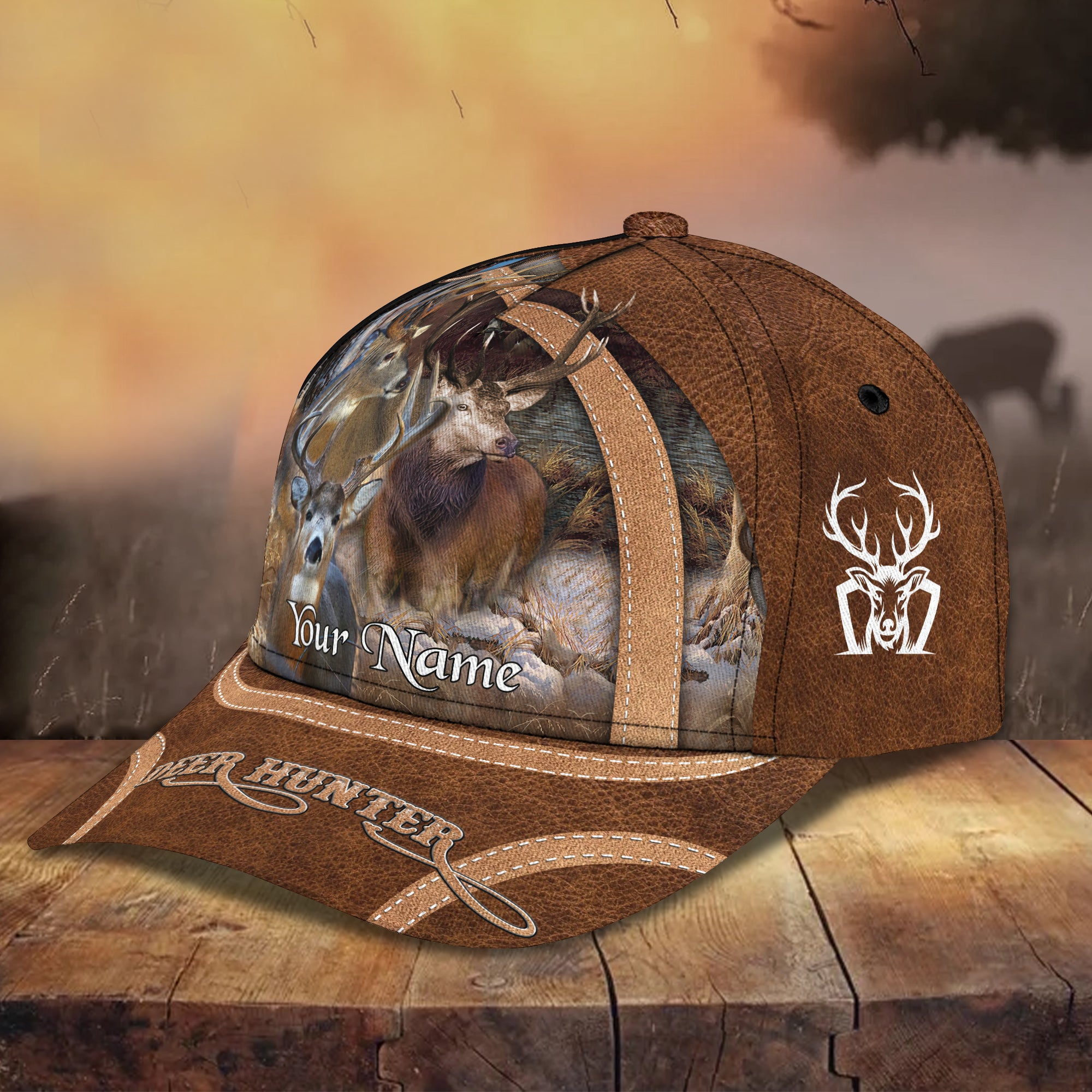 Deer Hunter - Personalized Name Cap 07