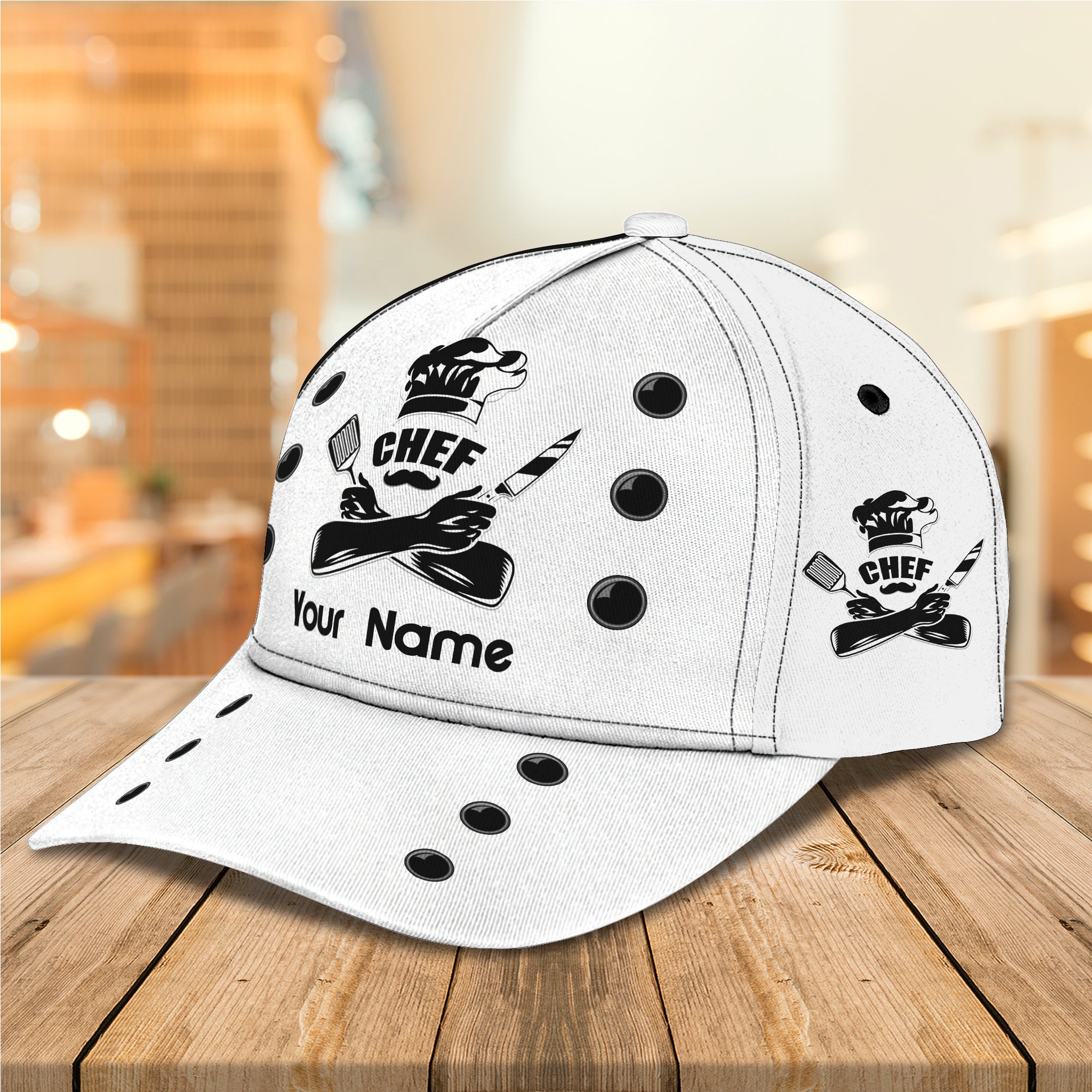 Chef - Personalized Name Cap 53 - Bhn97