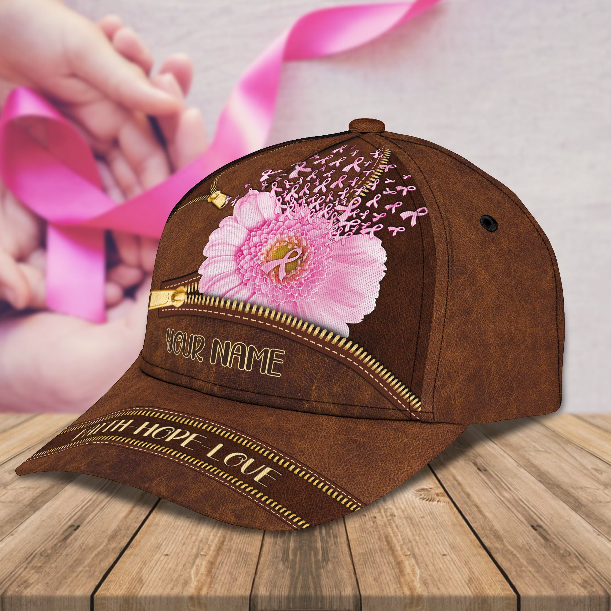 Faith-Hope-Love - Personalized Name Cap 01 - RIN98