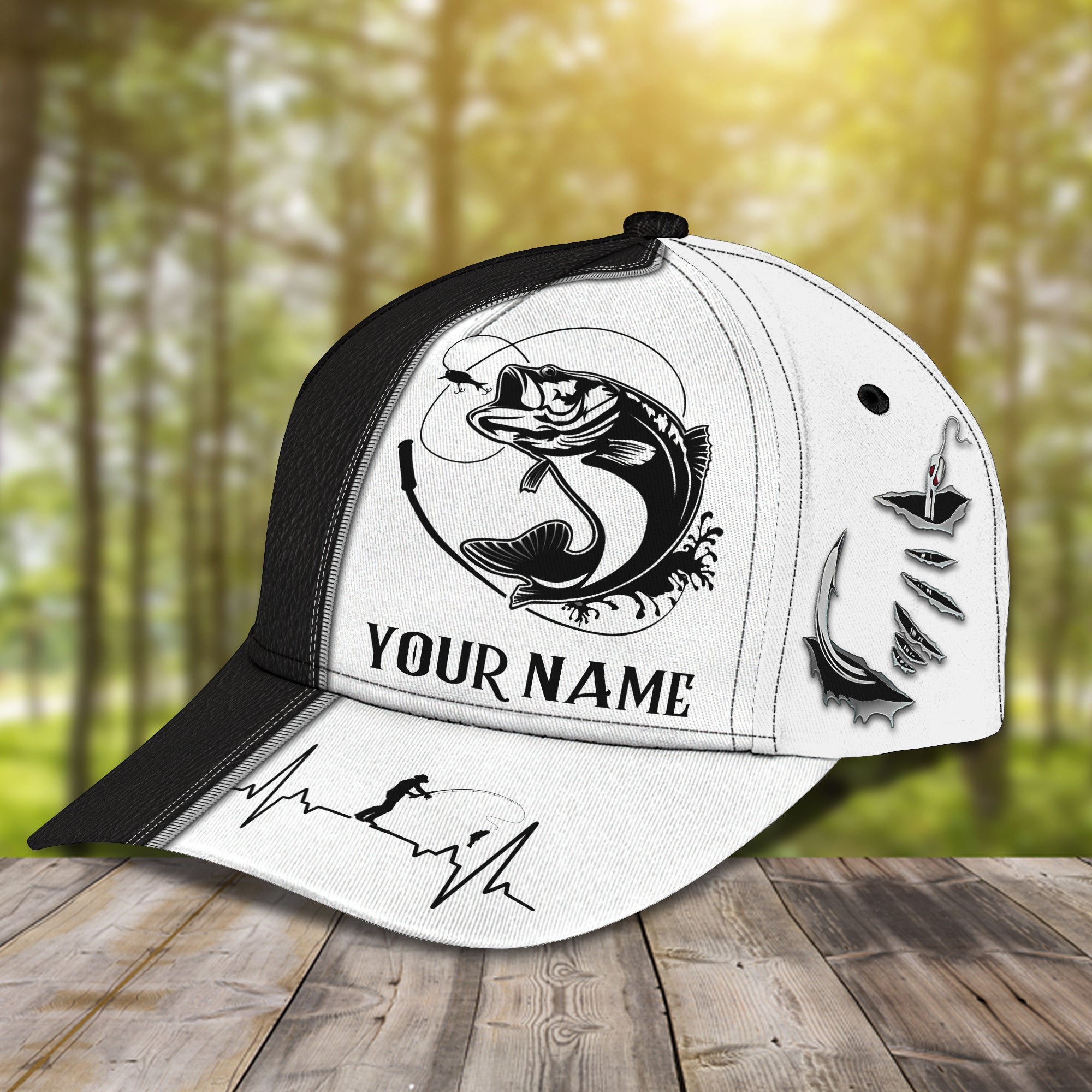 Fishing - Personalized Name Cap 29 - Tad