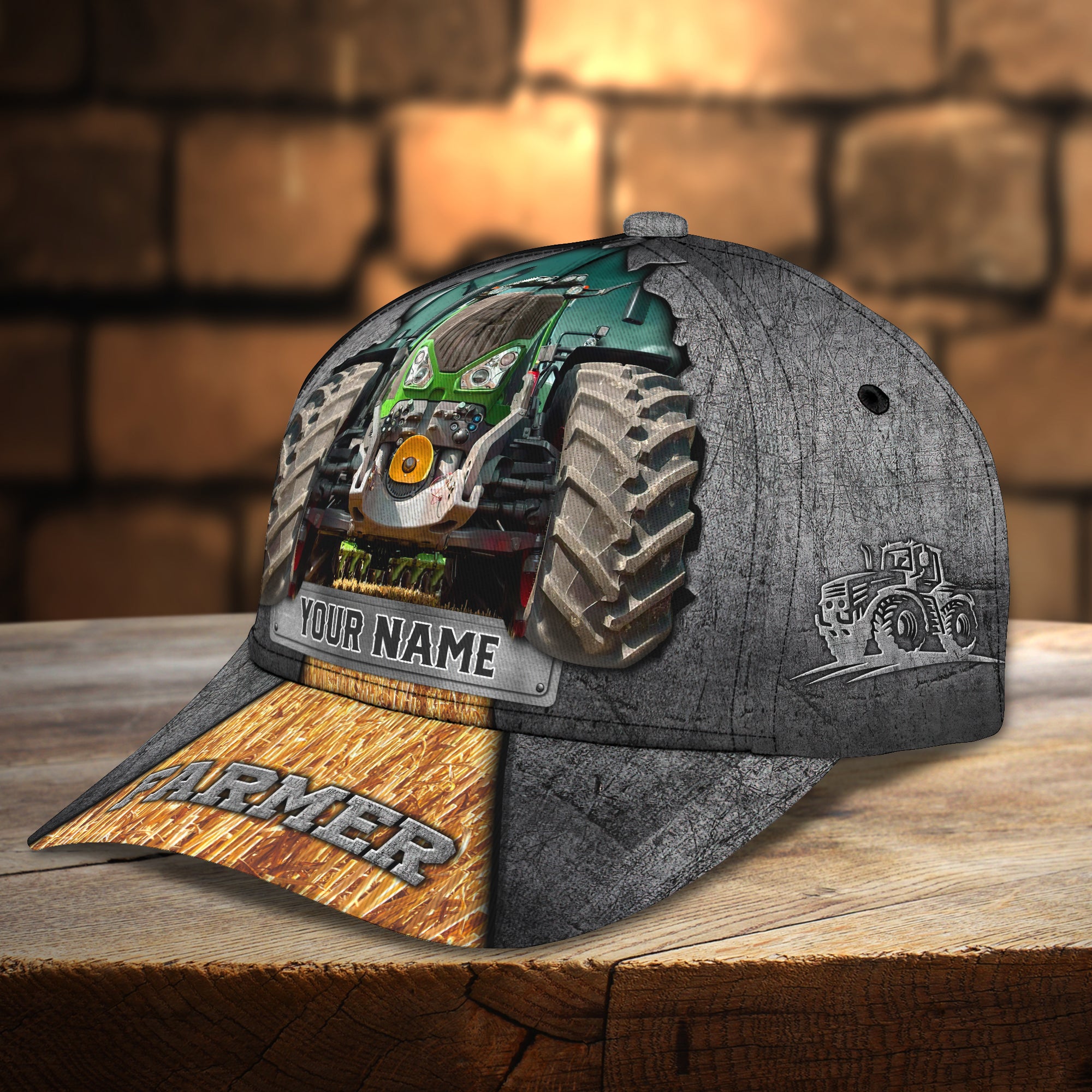 RINC98 - Personalized Name Cap - Tractor01