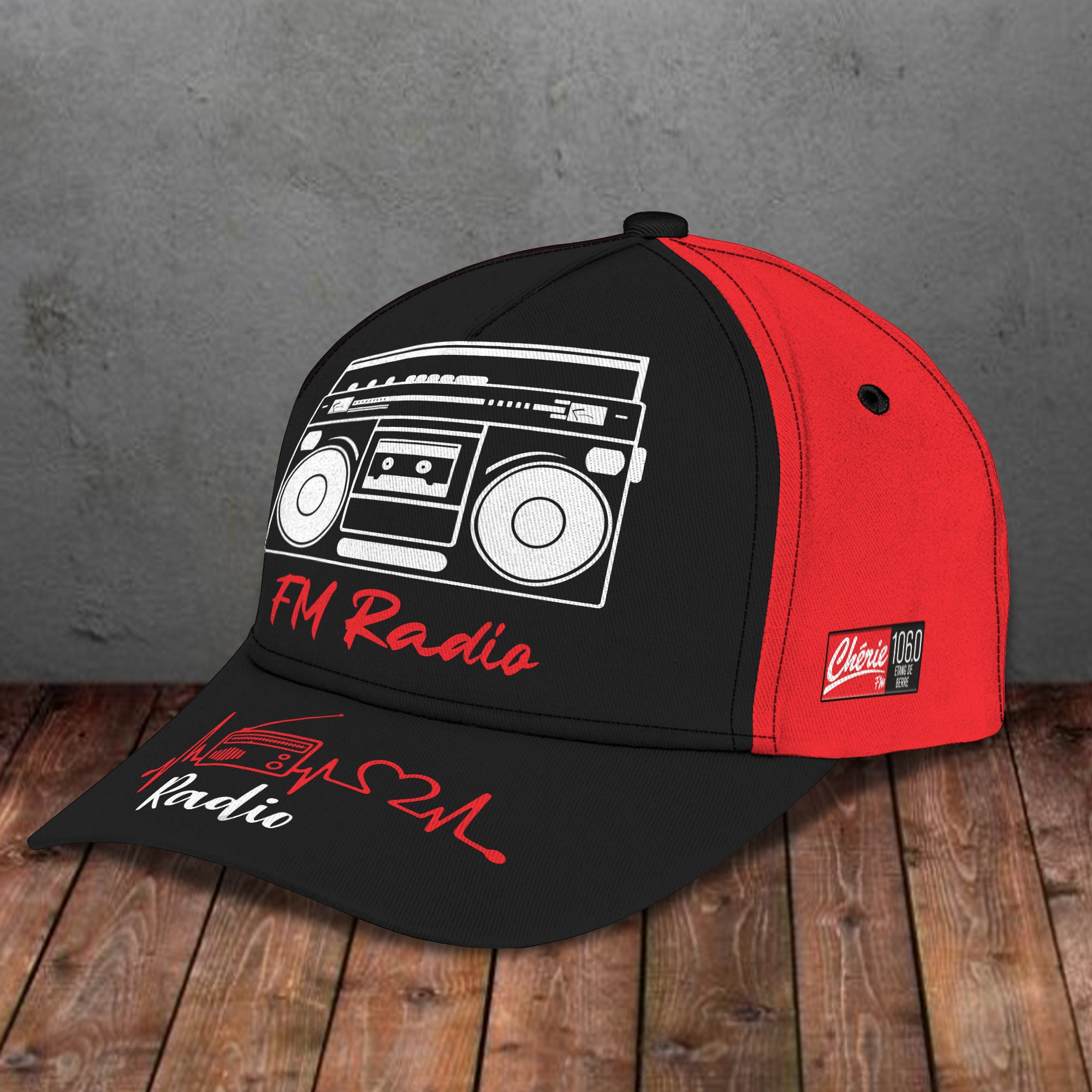 FM Radio 3D Cap Tad