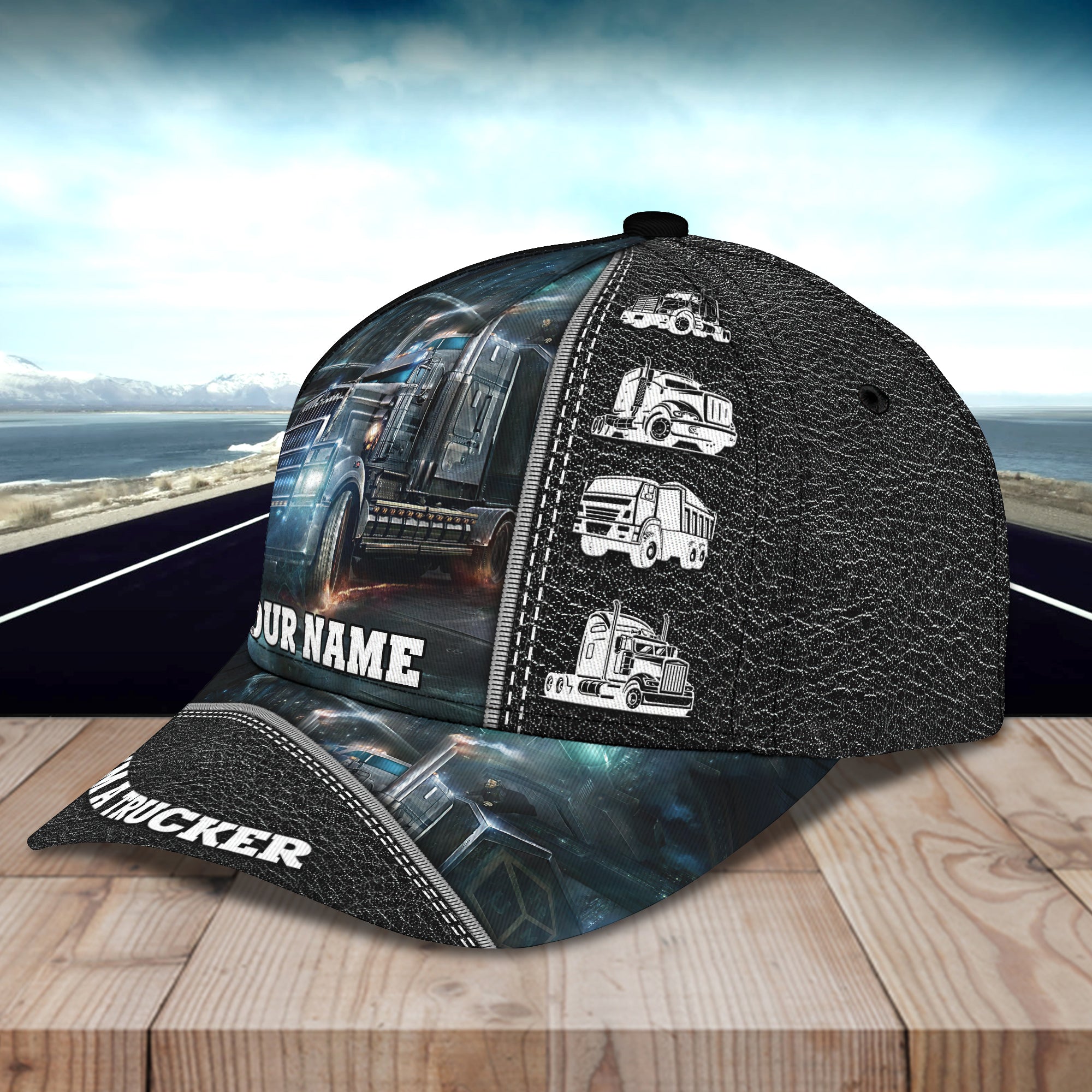 I Am A Trucker - Personalized Name Cap - Tra96 -2