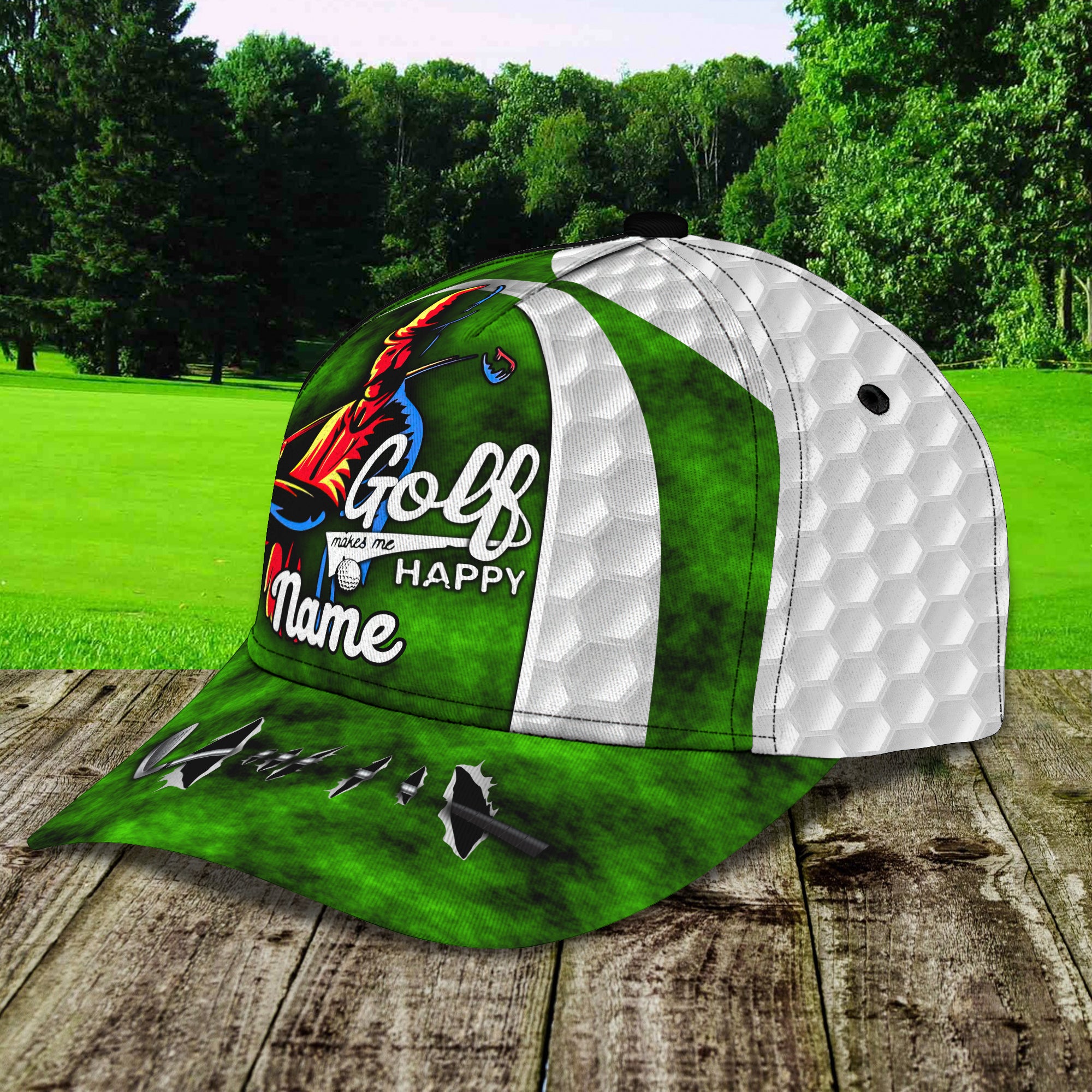 Golf Lover - Personalized Name Cap - Loop - Vhv-cap-043