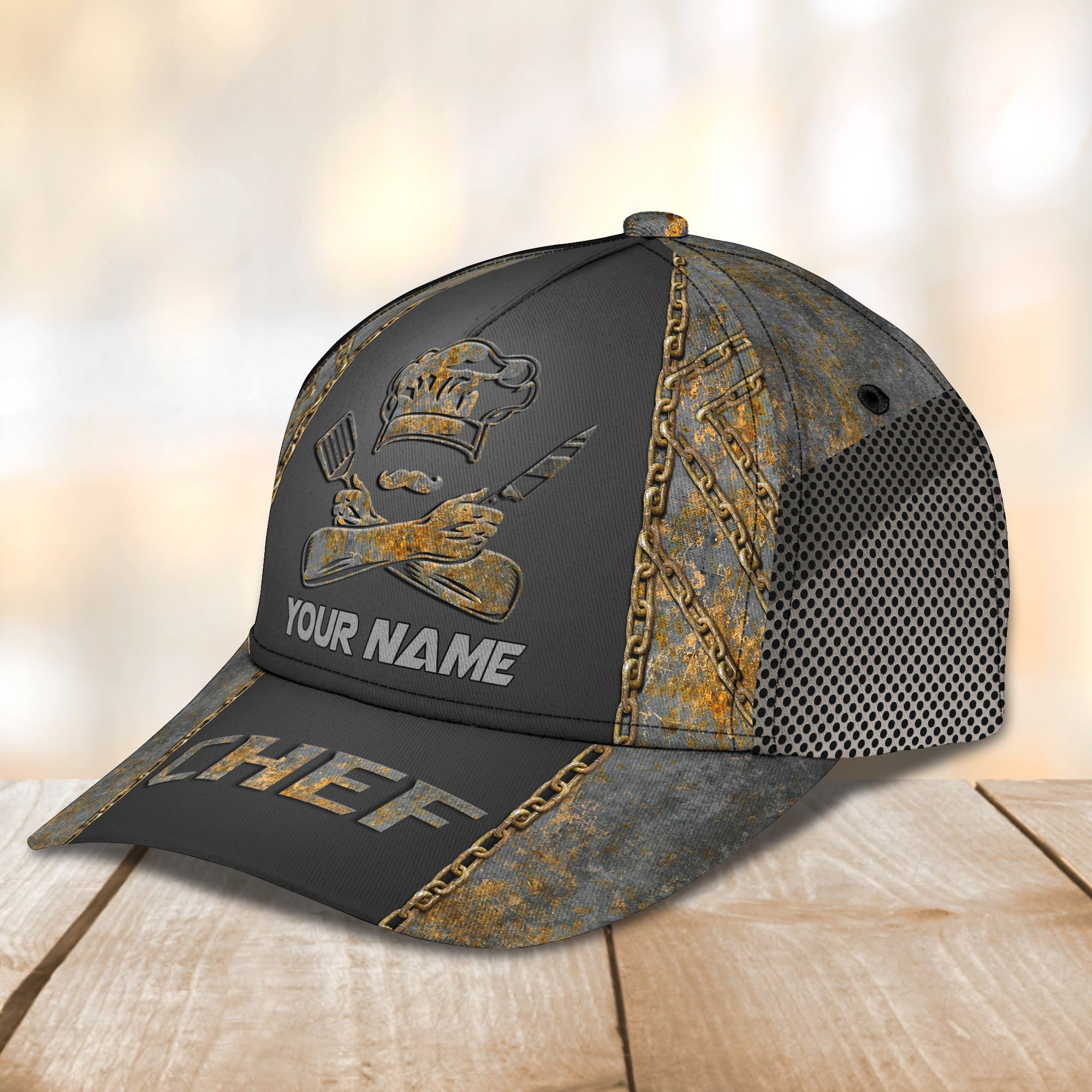 Personalized Name Cap - Chef