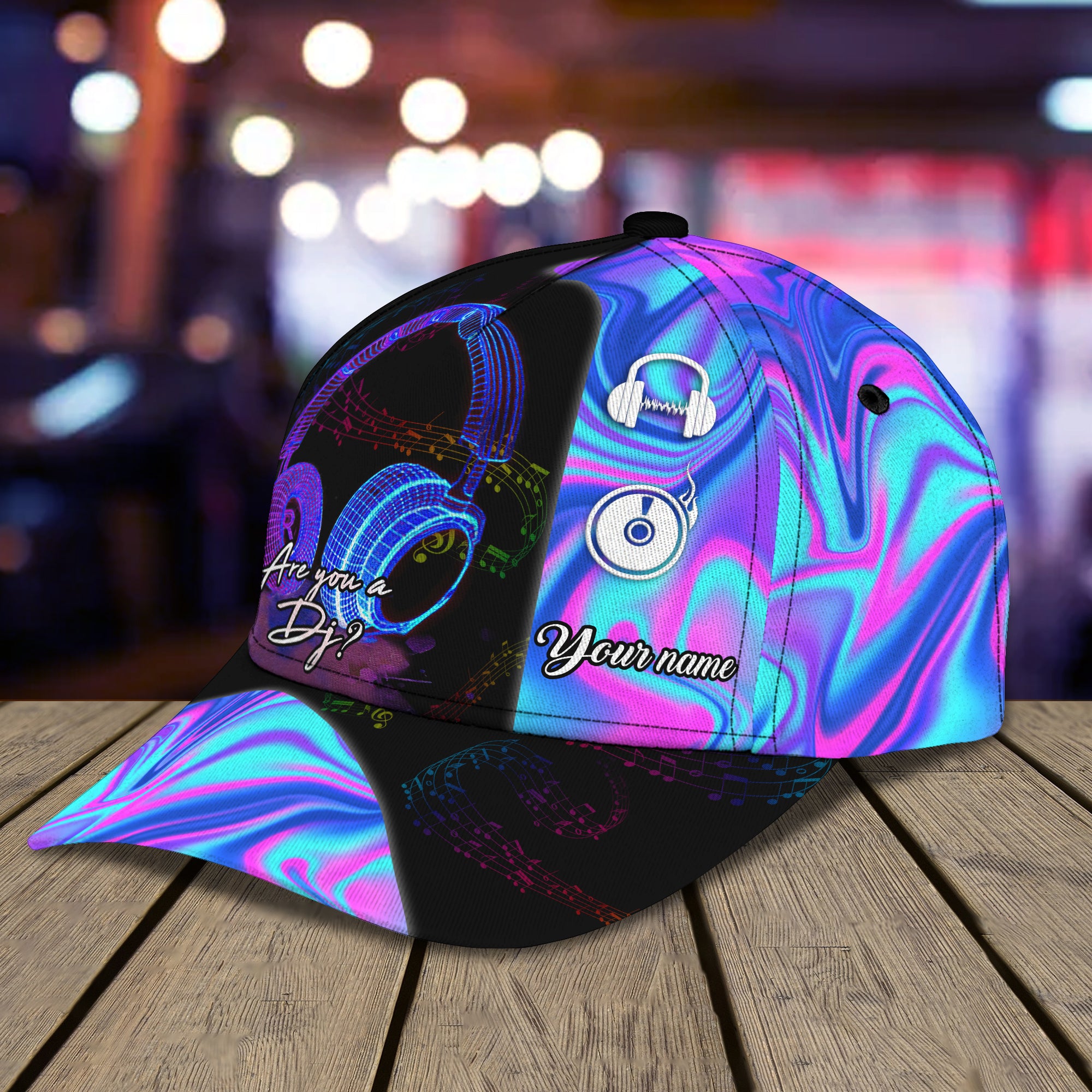 Dj 01 - Personalized Name Cap