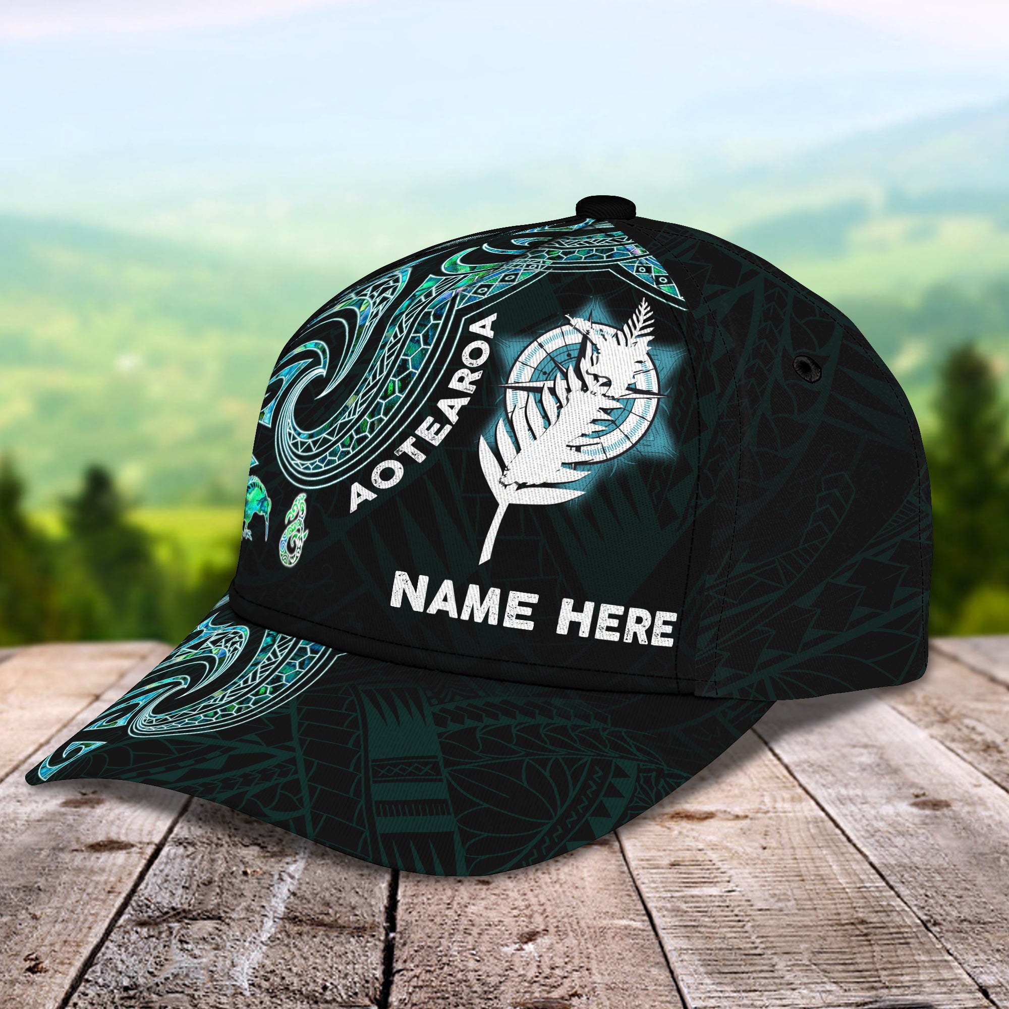 Aotearoa Maori - Personalized Name 3D Cap- HN95