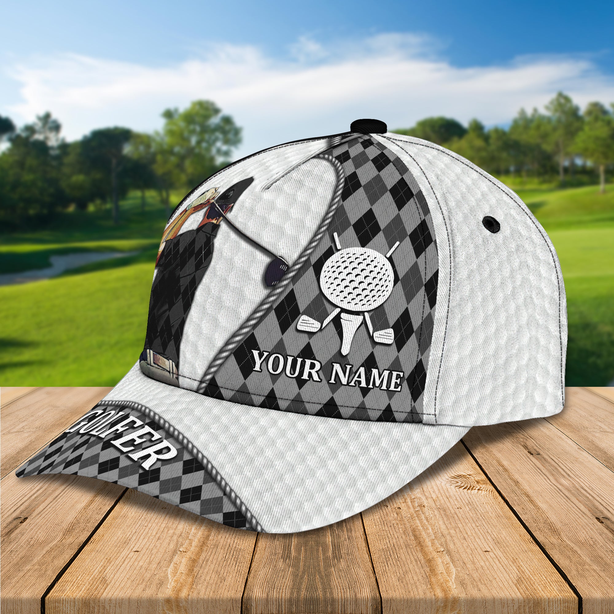 Golf - Personalized Name Cap - TT99-1095