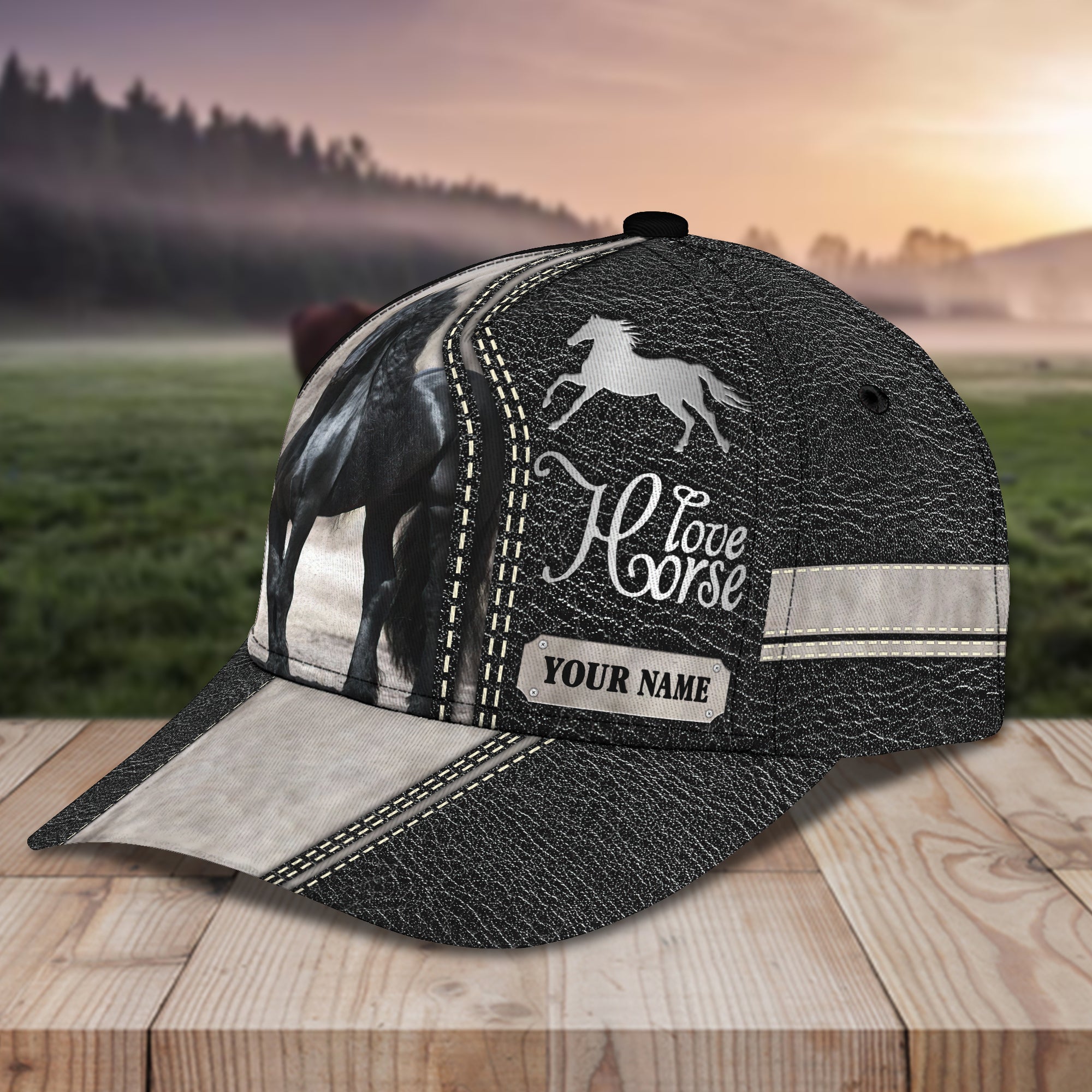 Horse - Personalized Name Cap 99 - Bhn97