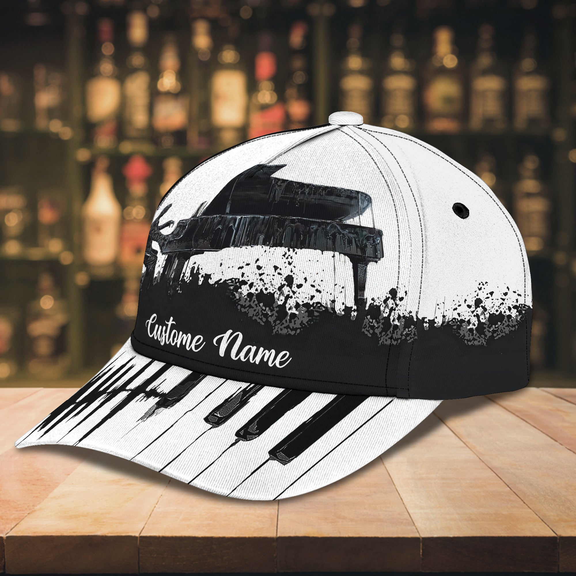 Pianist - Personalized Name Cap - 048