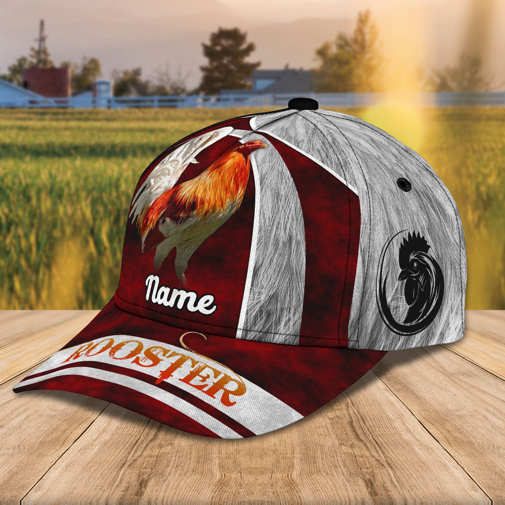 Rooster 04 - Personalize Name Cap  - Loop - Ntp-239