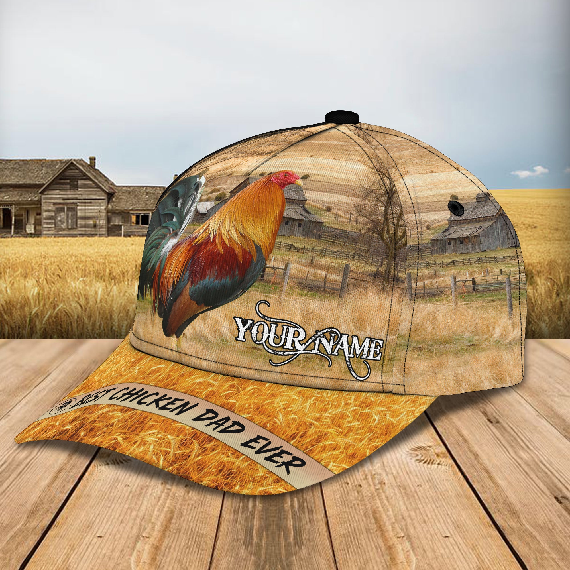 Chicken 688 - Personalized Name Cap - 16hb