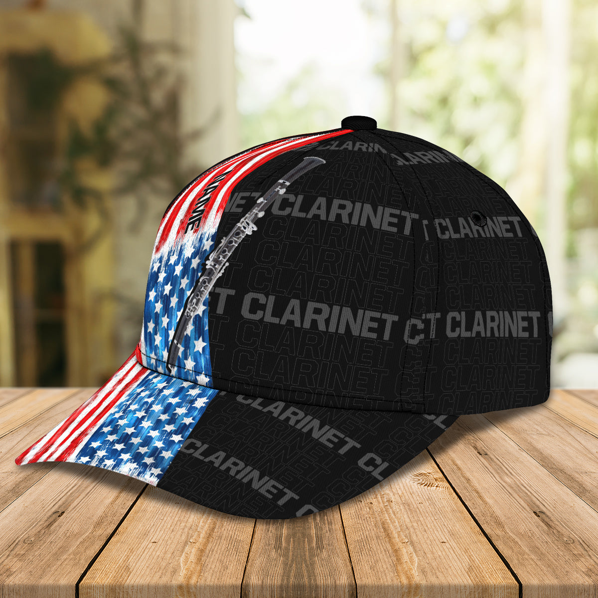 Clarinet - Personalized Name Cap - Loop - H9h3-405