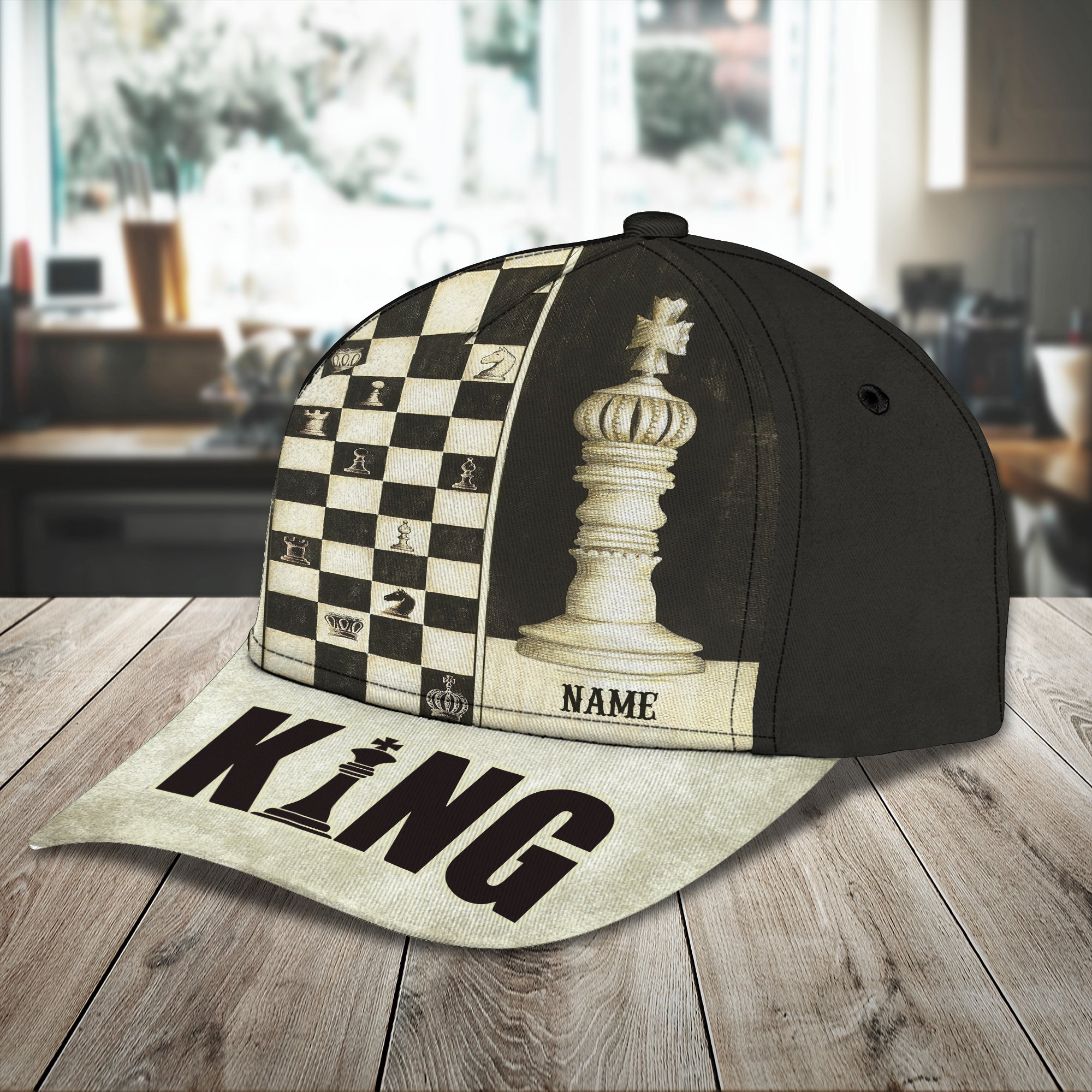 Chess - Personalized Name Cap -Loop- Hd98 87