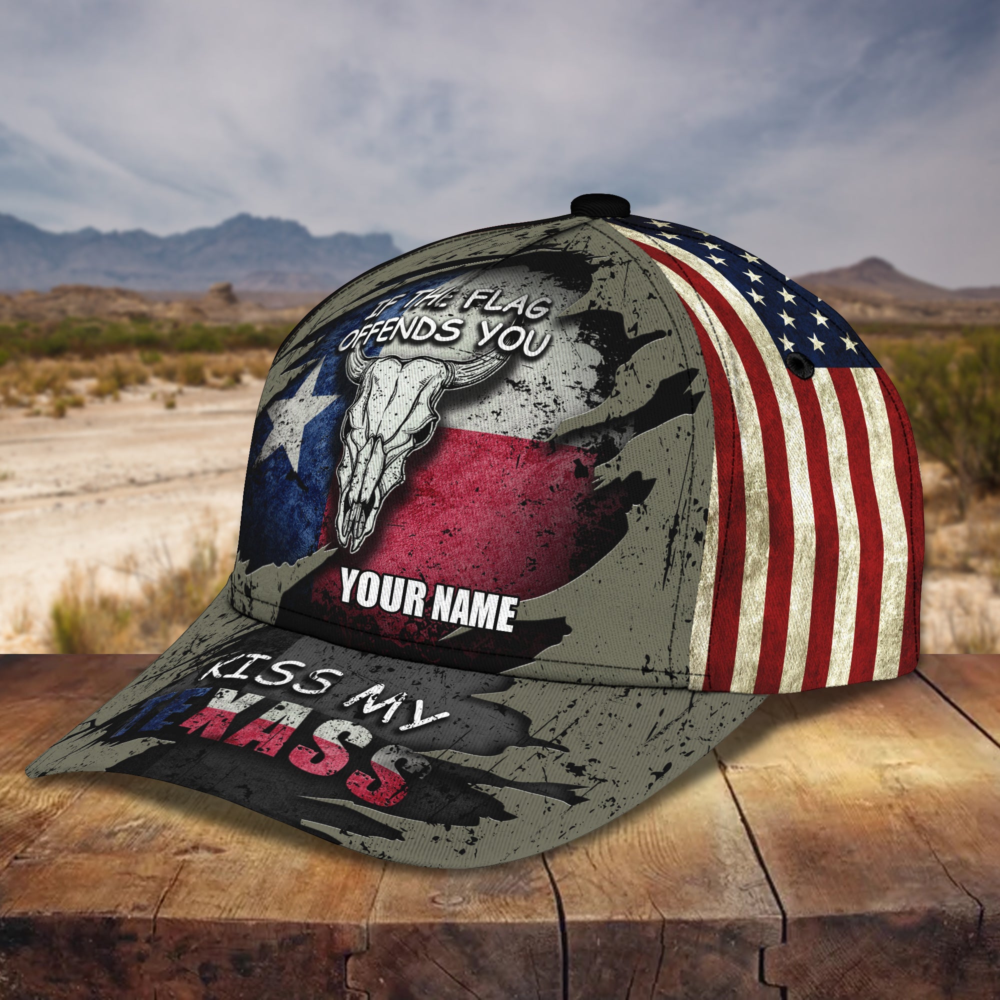 Texas2  - Personalized Name Cap - Kpk