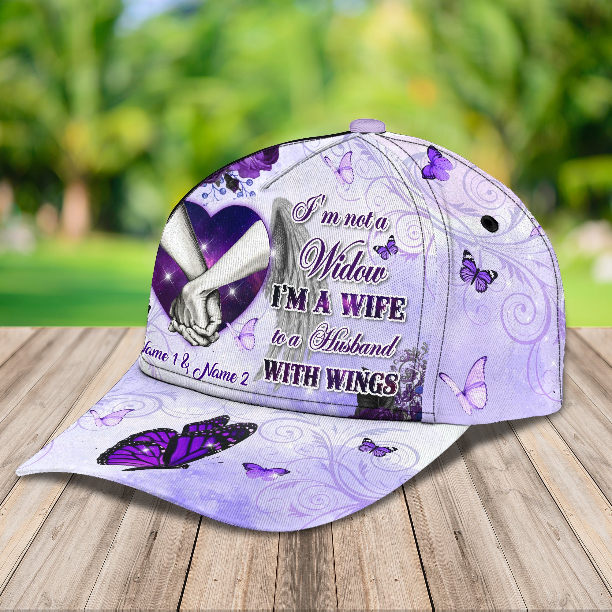 I'm Not A Widow 2- Personalized Name Cap - Loop- T2k-207