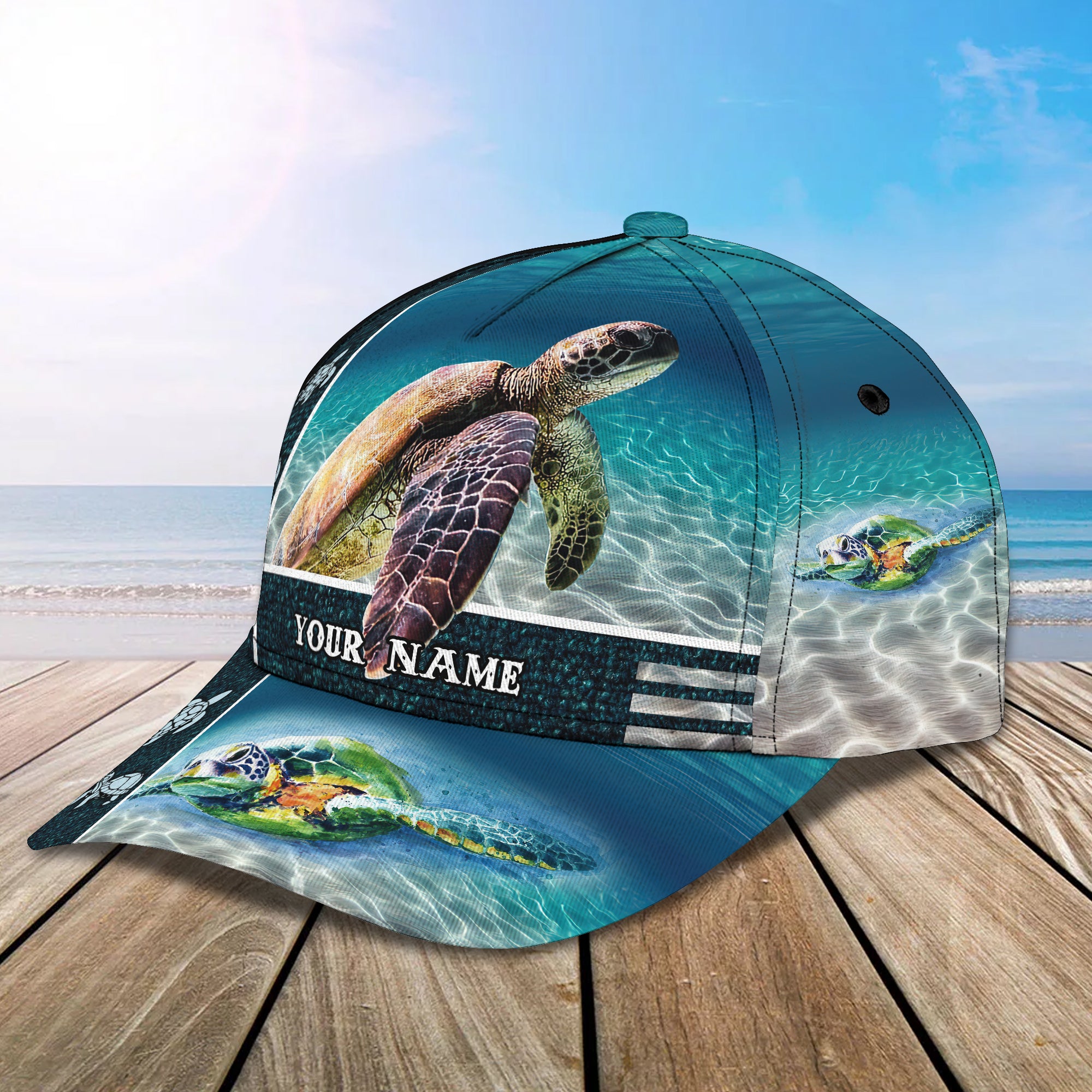 Turtle 02- Personalized Name Cap - HN95