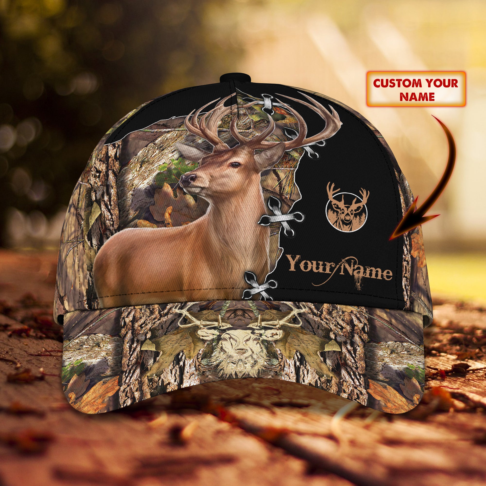 Deer Hunting - Personalized Name Cap - Co98