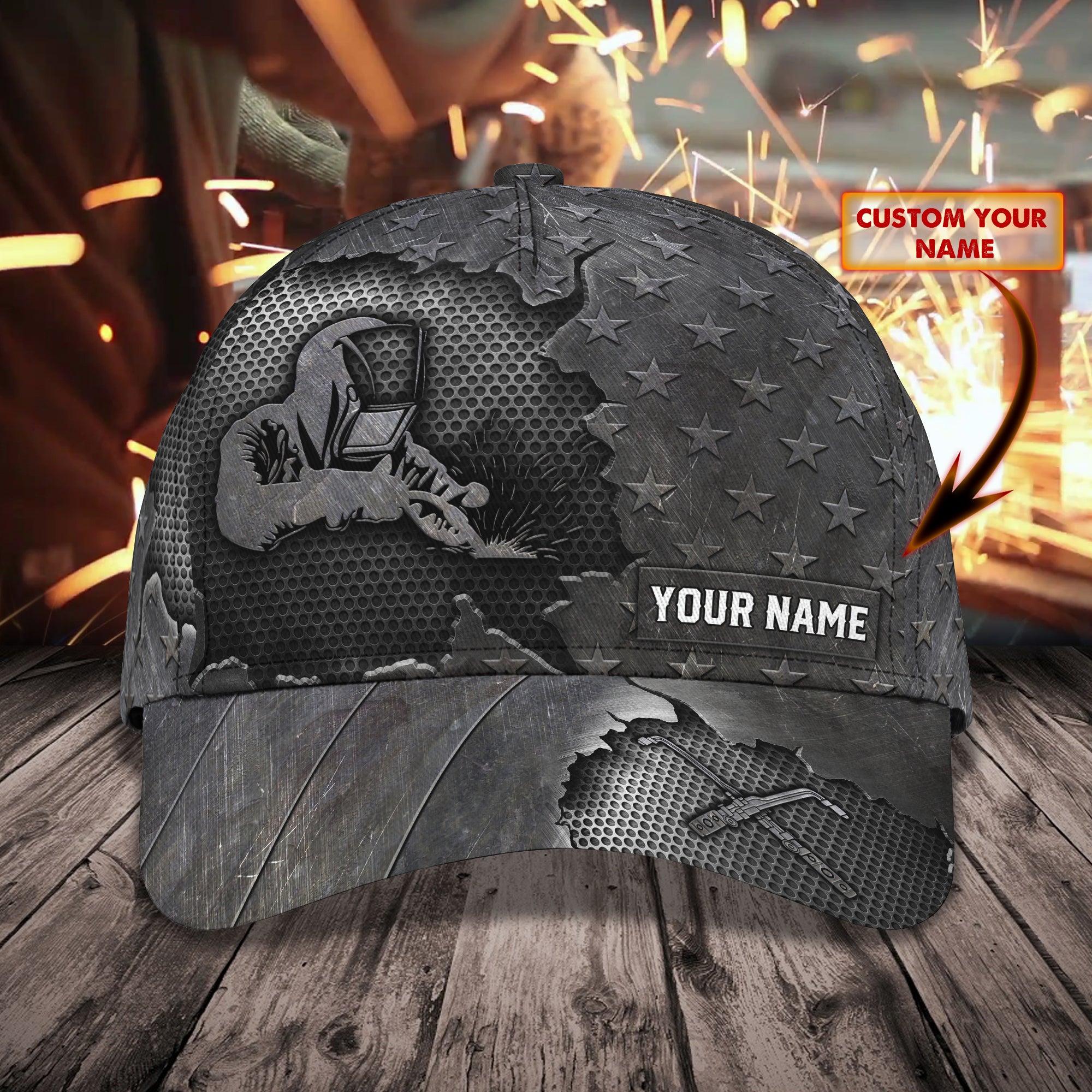 Welder 2 - Personalized Name Cap - Nmd 41