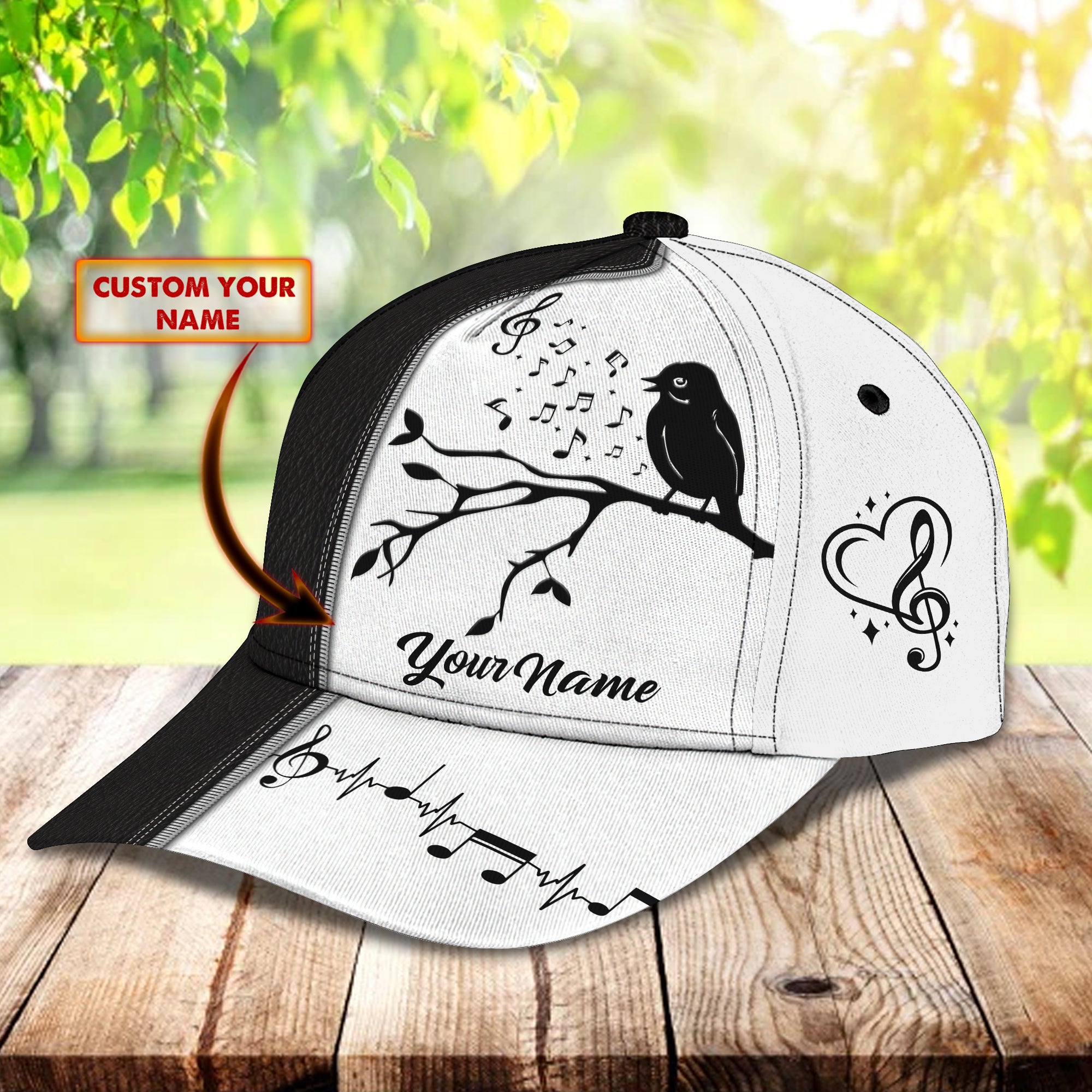 MUSIC 39 - Personalized Name Cap - HTA