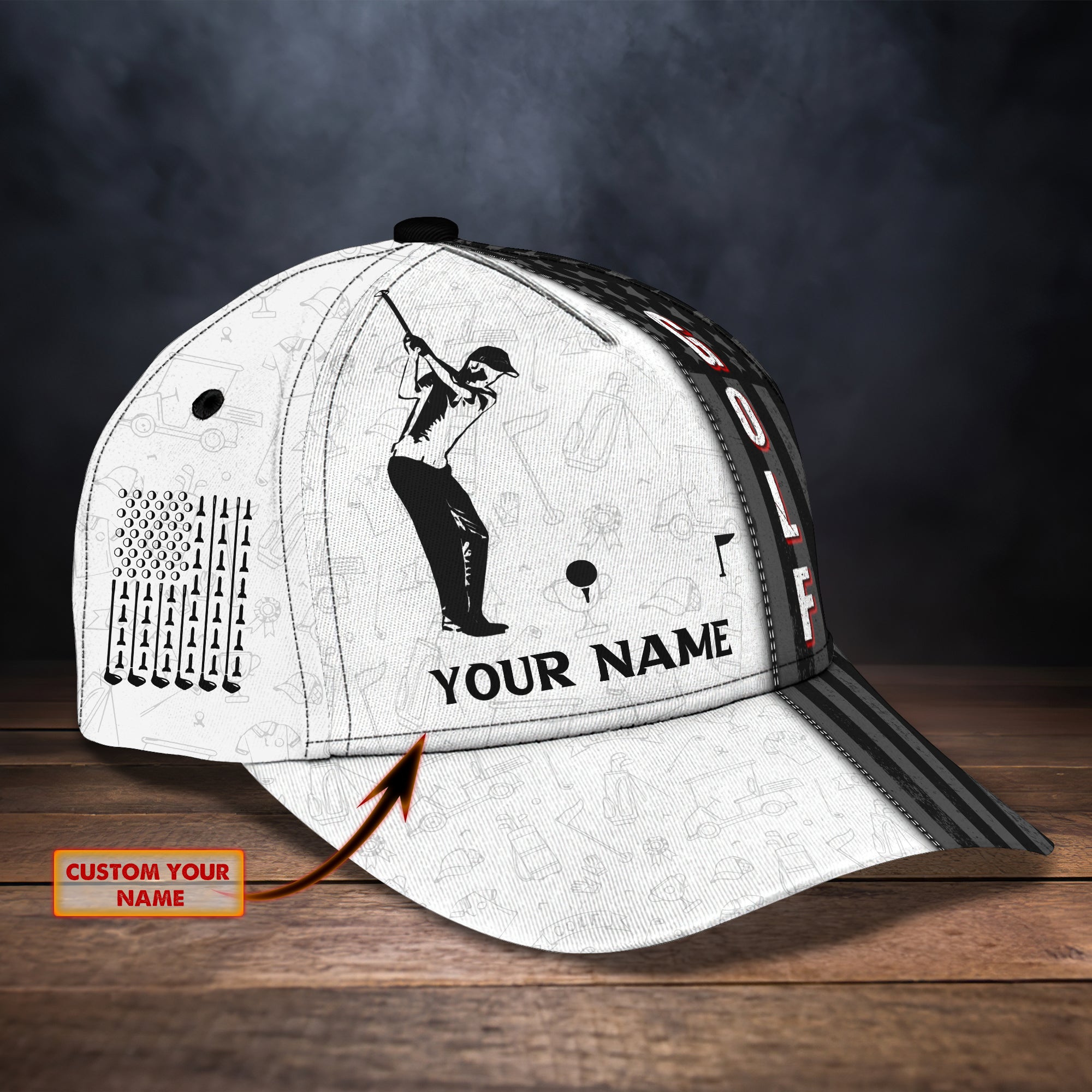 Golf - Personalized Name Cap001 - ATM2K