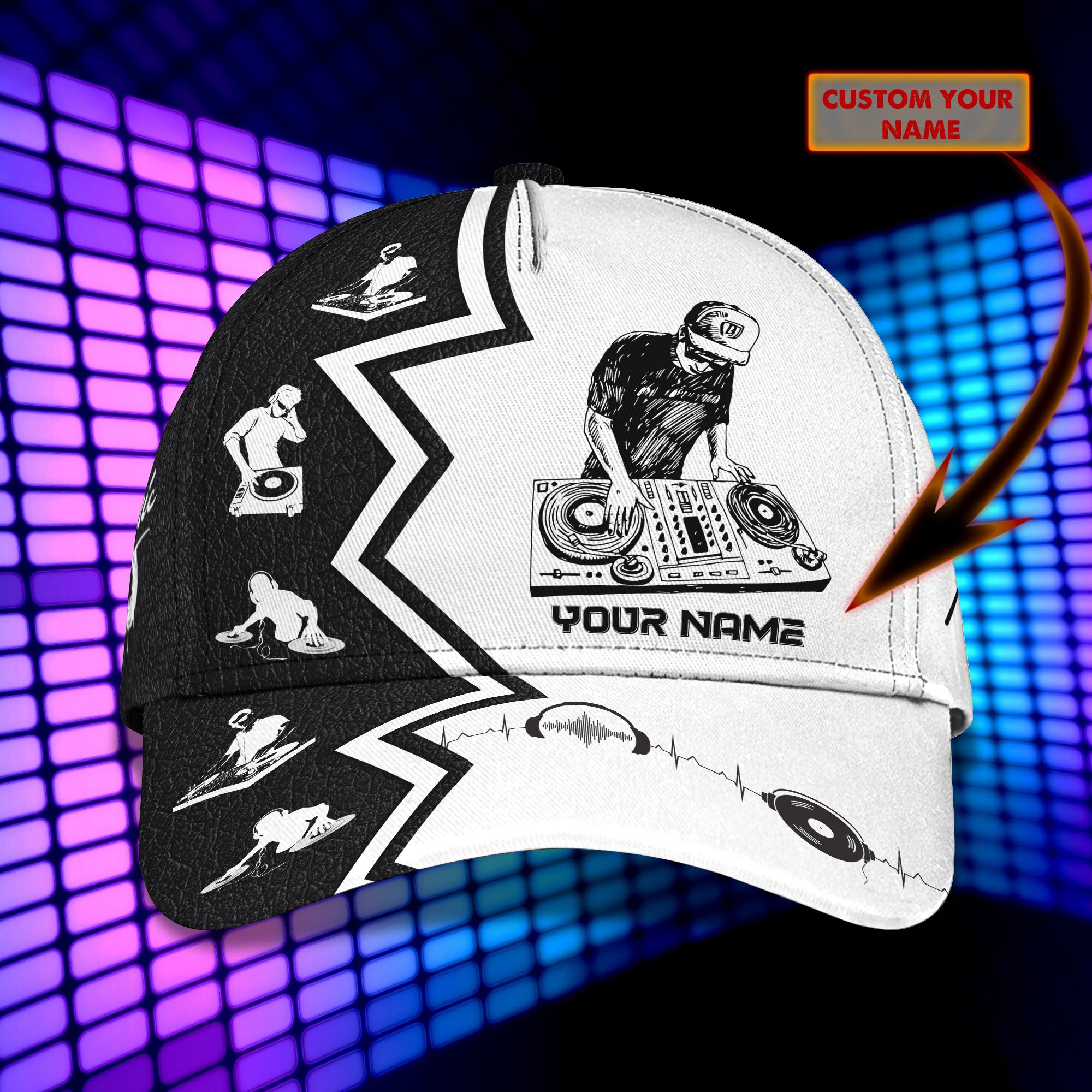 DJ 05 - Personalized Name Cap